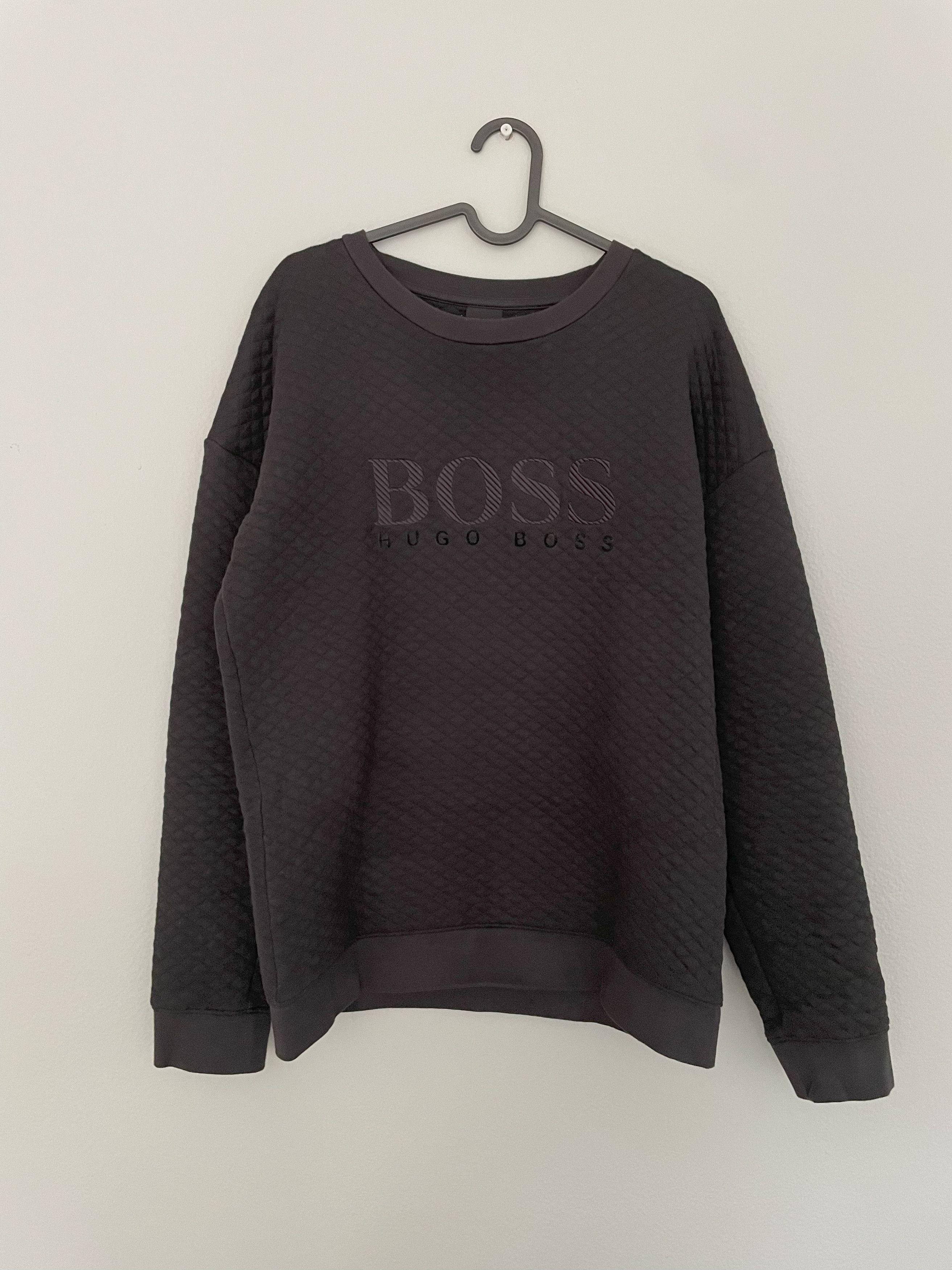 Hugo Boss Hugo Boss quilted crewneck black size S Size US S / EU 44-46 / 1 - 2 Thumbnail