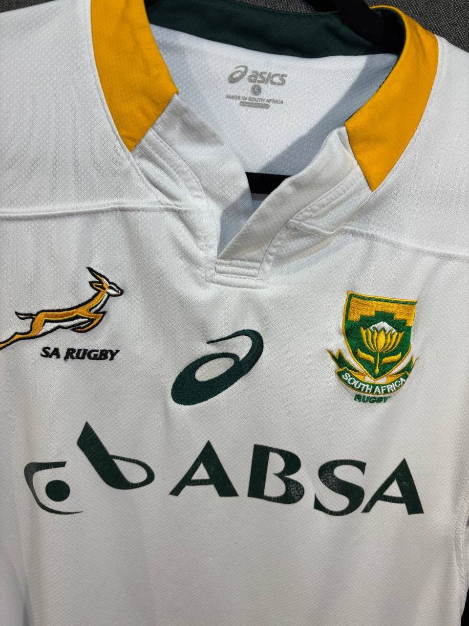 Asics ASICS South Africa rugby T-shirt Size:L Size US L / EU 52-54 / 3 - 3 Thumbnail