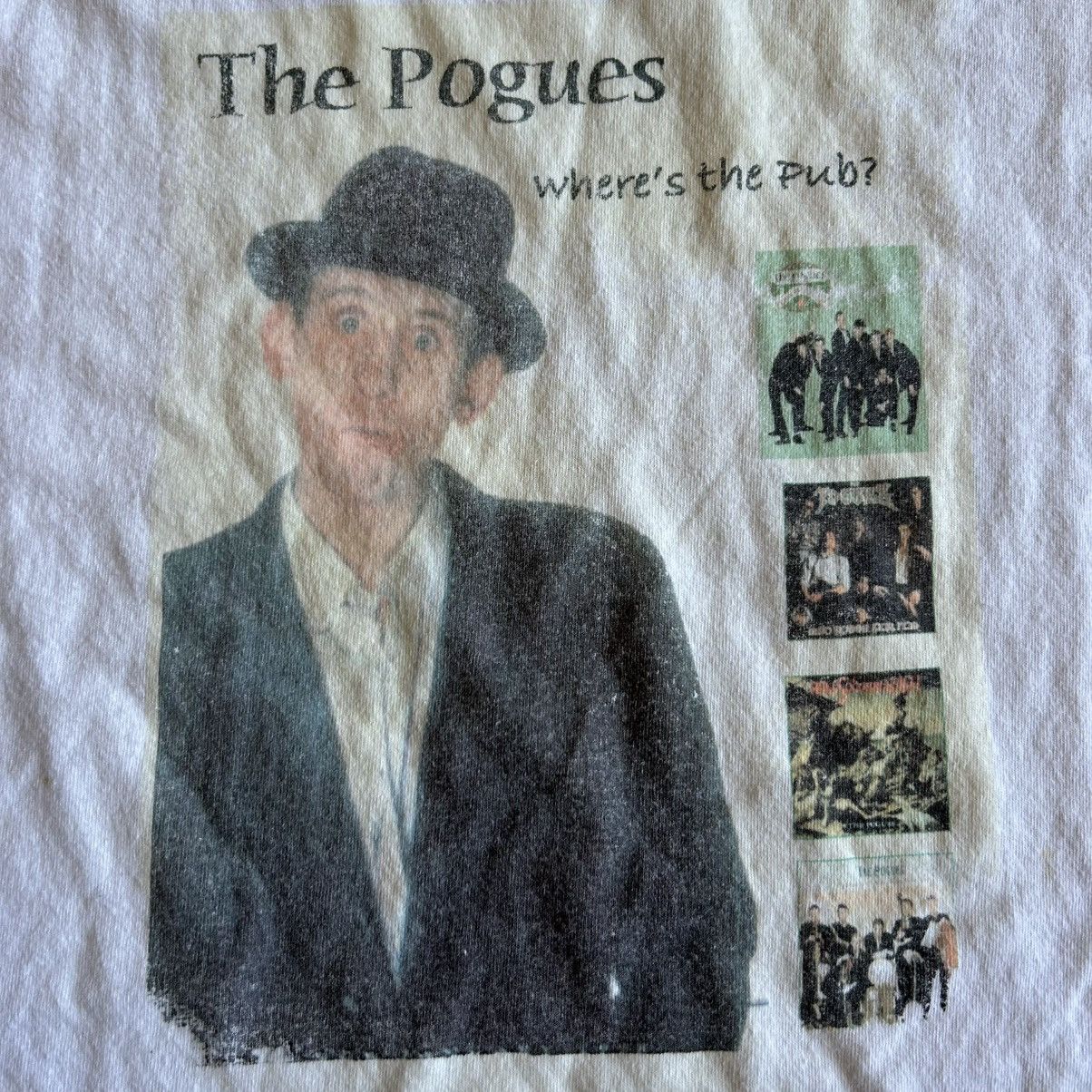 Band Tees 90s Vintage The Pogues Shane MacGowan Irish Punk Band Tee L Size US L / EU 52-54 / 3 - 2 Thumbnail