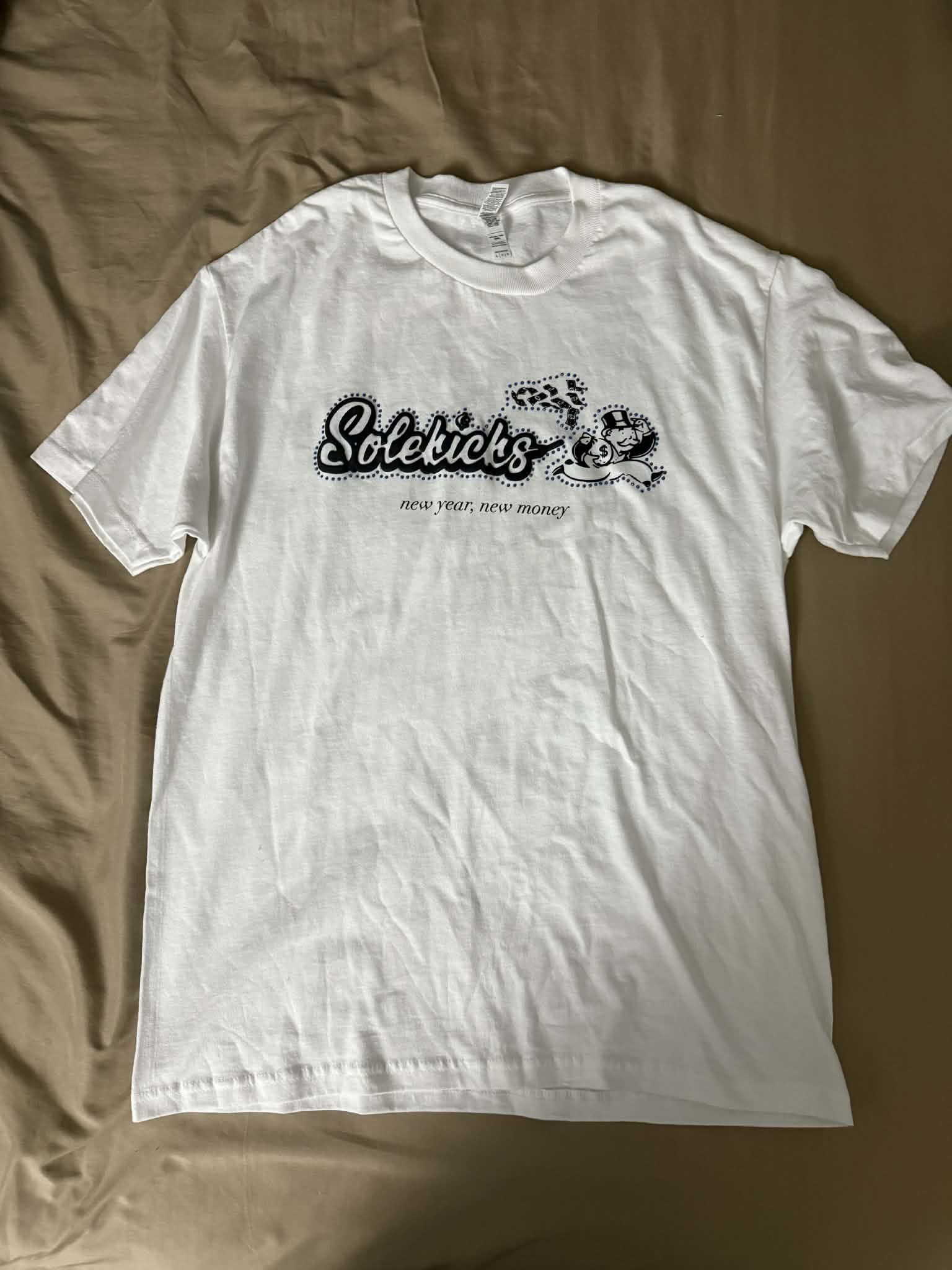 American Apparel Solekicks “New Year, New Money” T-Shirt Size L Size US L / EU 52-54 / 3 - 1 Thumbnail