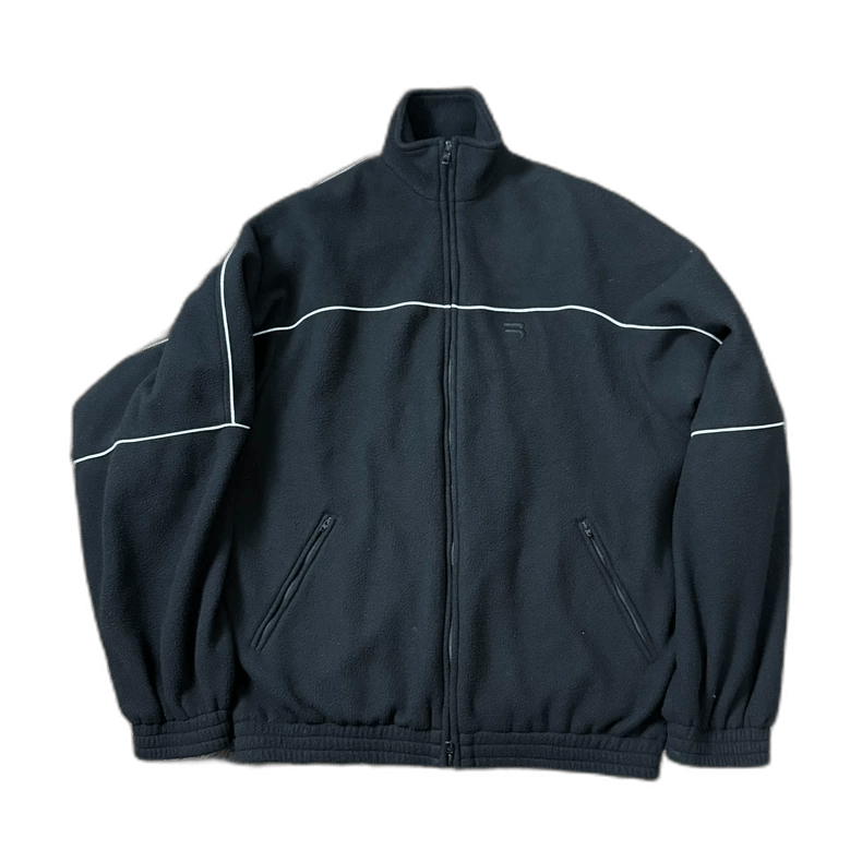Balenciaga Balenciaga SportyB Embroidered Fleece Jacket Size US XL / EU 56 / 4 - 1 Thumbnail