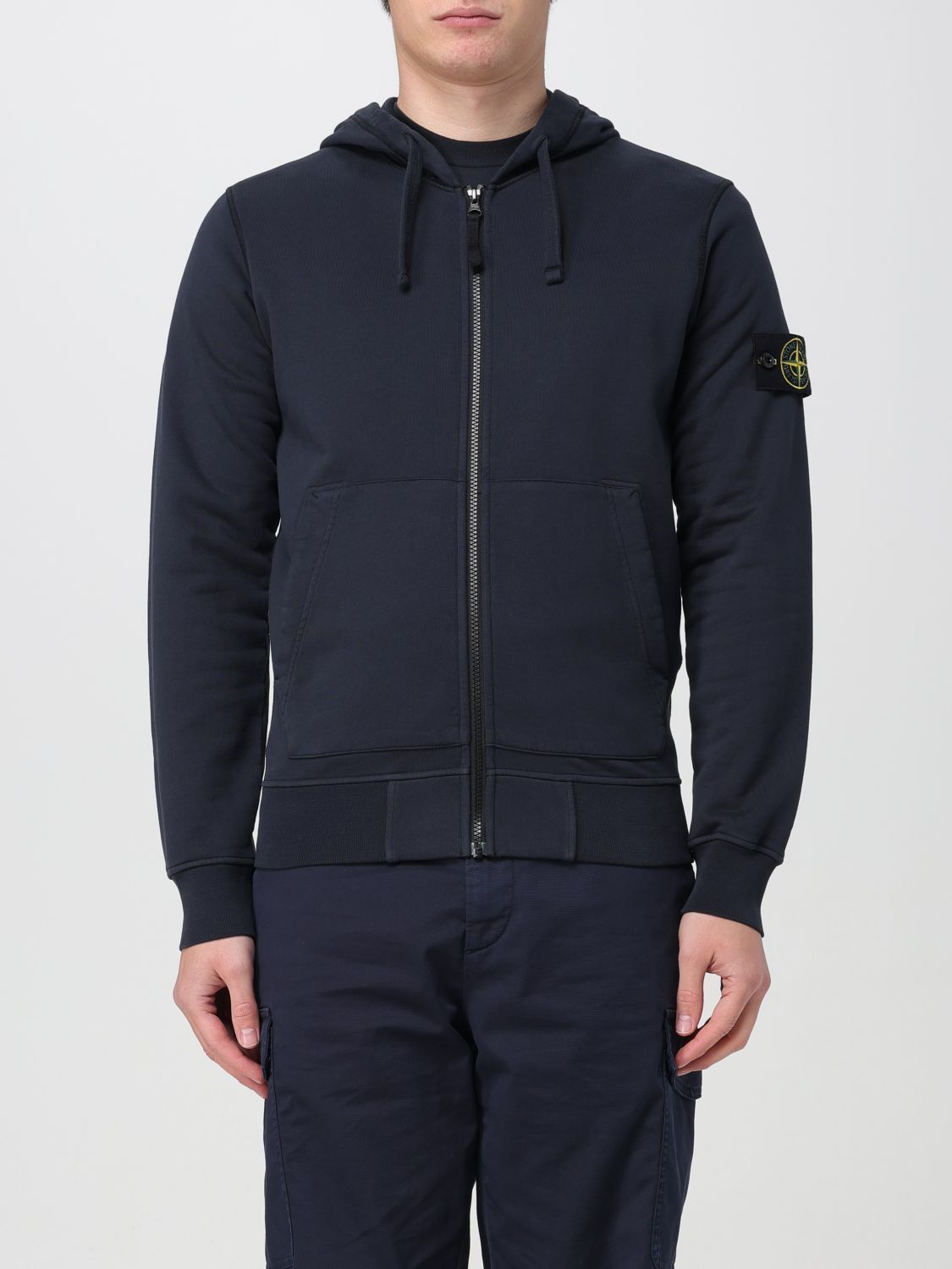 image of Stone Island Sweatshirt Men Blue (Size Medium)