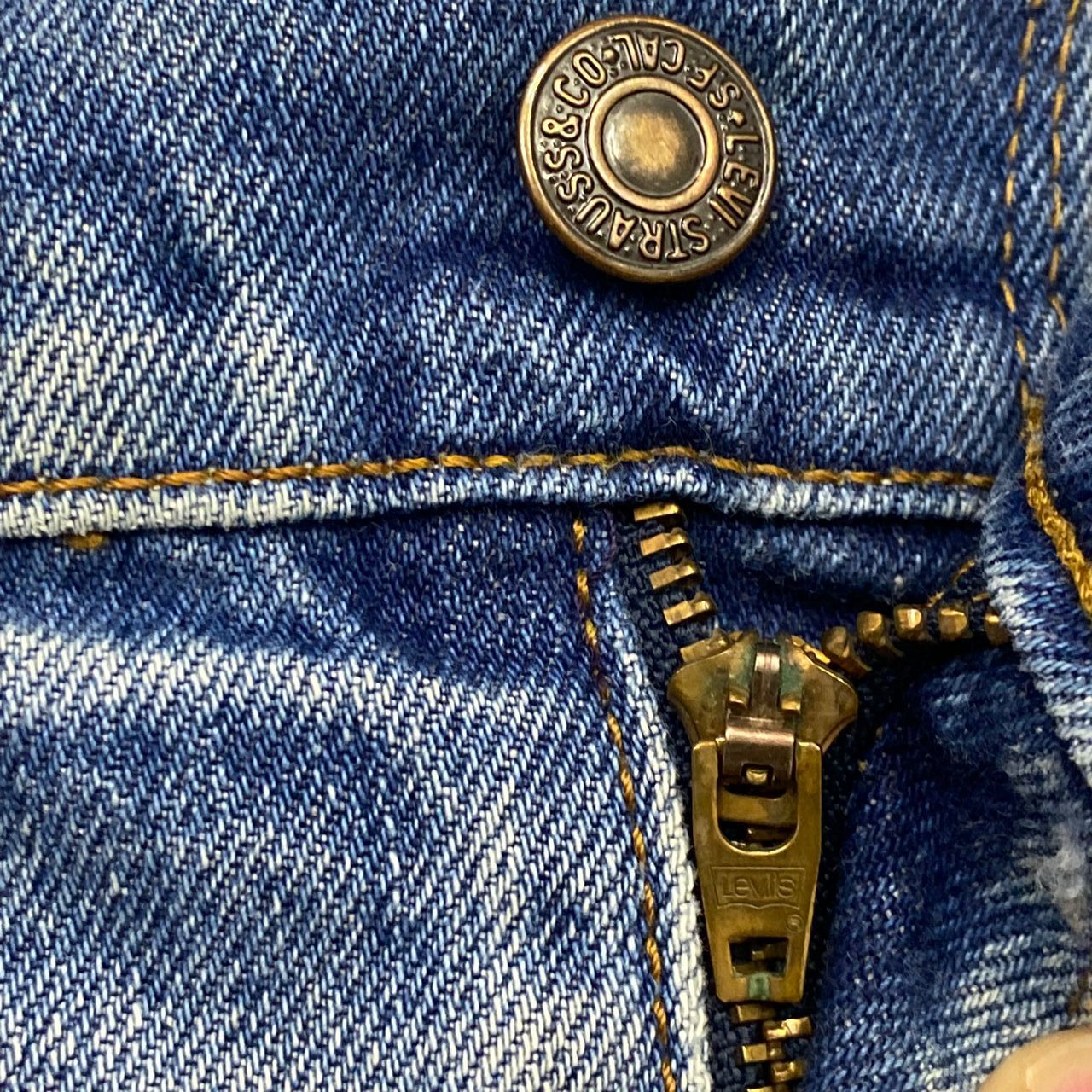 Levi's 💥Vintage 90s Levis Distressed Denim Kurt Cobain Style Size US 34 / EU 50 - 15 Thumbnail
