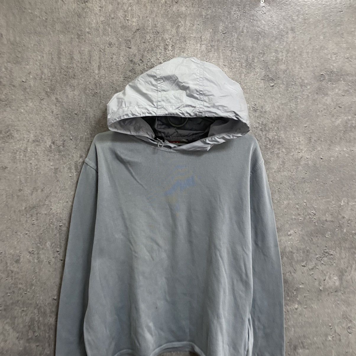 Prada Vintage Prada Hoodie with Nylon Hood Size US M / EU 48-50 / 2 - 4 Thumbnail