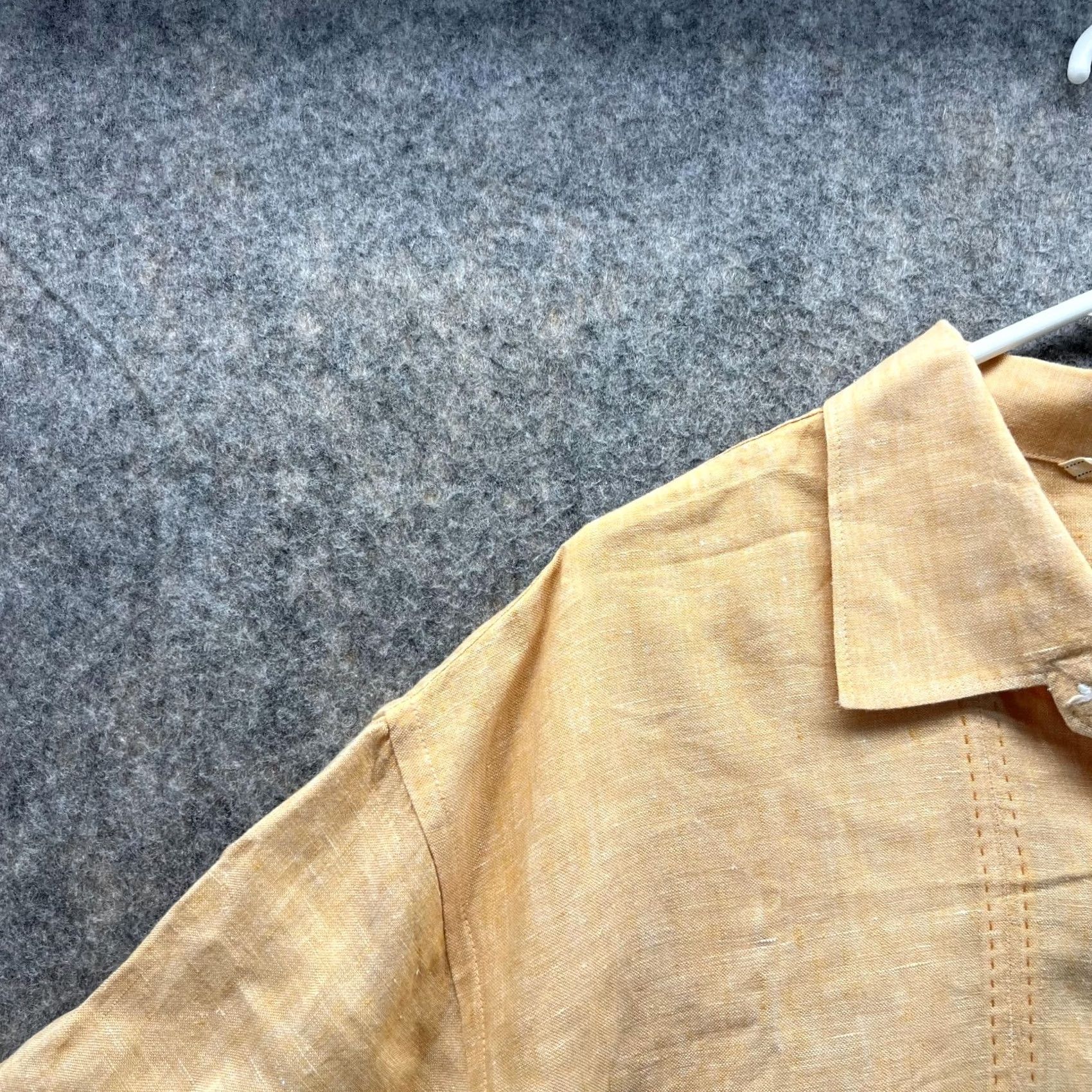 Tommy Bahama VINTAGE? Tommy Bahama Shirt Men XL Orange Casual Button Down Linen Relax XL Size US XL / EU 56 / 4 - 3 Thumbnail