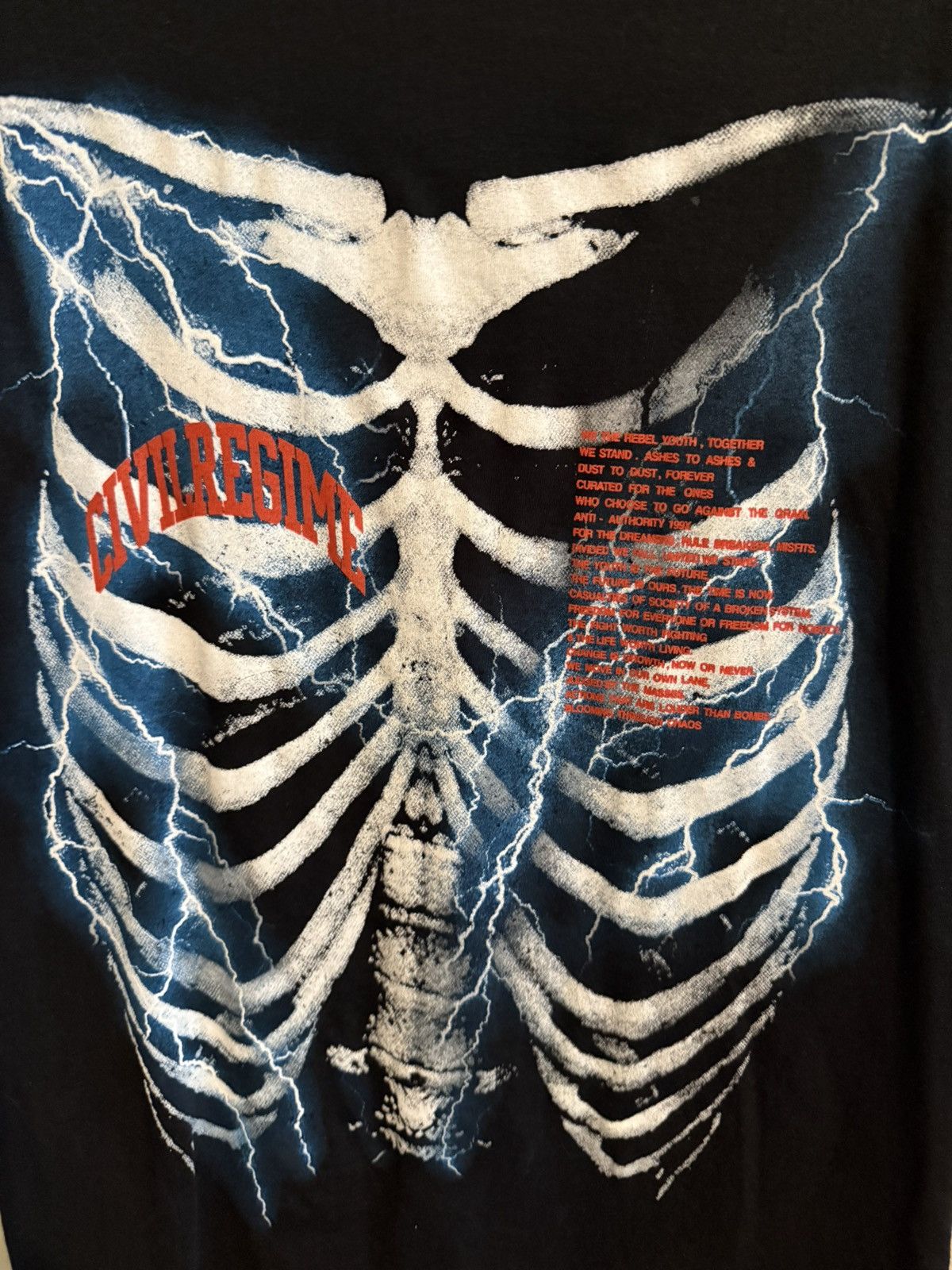Civil Regime Skeleton Tee Size US S / EU 44-46 / 1 - 2 Thumbnail