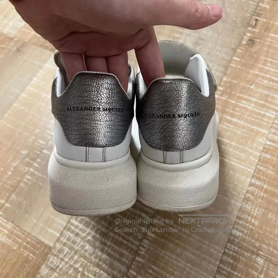 McQ Alexander McQueen McQ Velcro White Sneakers. Size US 4.5 / IT 34.5 - 4 Thumbnail