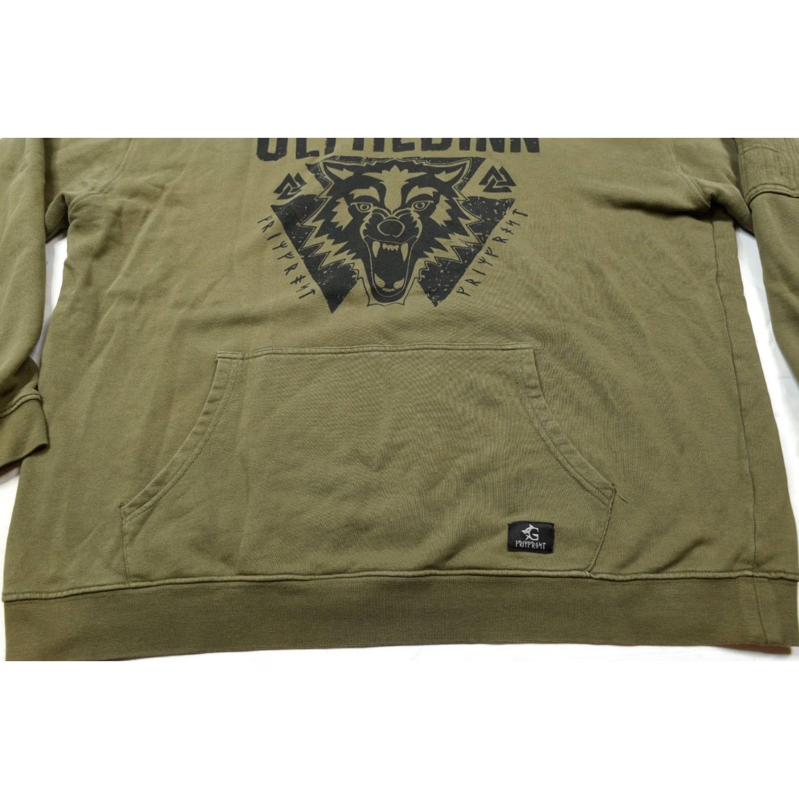 Vintage Grimfrost Hoodie Mens 2XL Green Clan ULFHEDINN Sweater Long Sleeve Viking Size US XXL / EU 58 / 5 - 5 Thumbnail