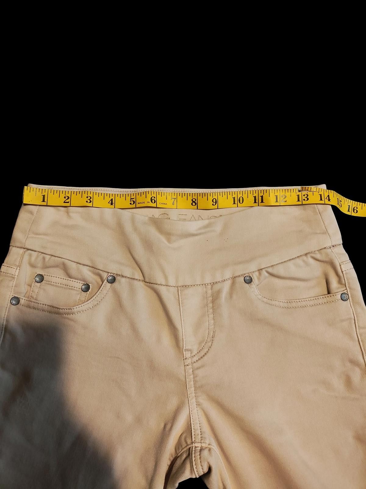 Jagermeister JAG Women's Casual Pants Beige Size M Size 32" / US 10 / IT 46 - 5 Thumbnail