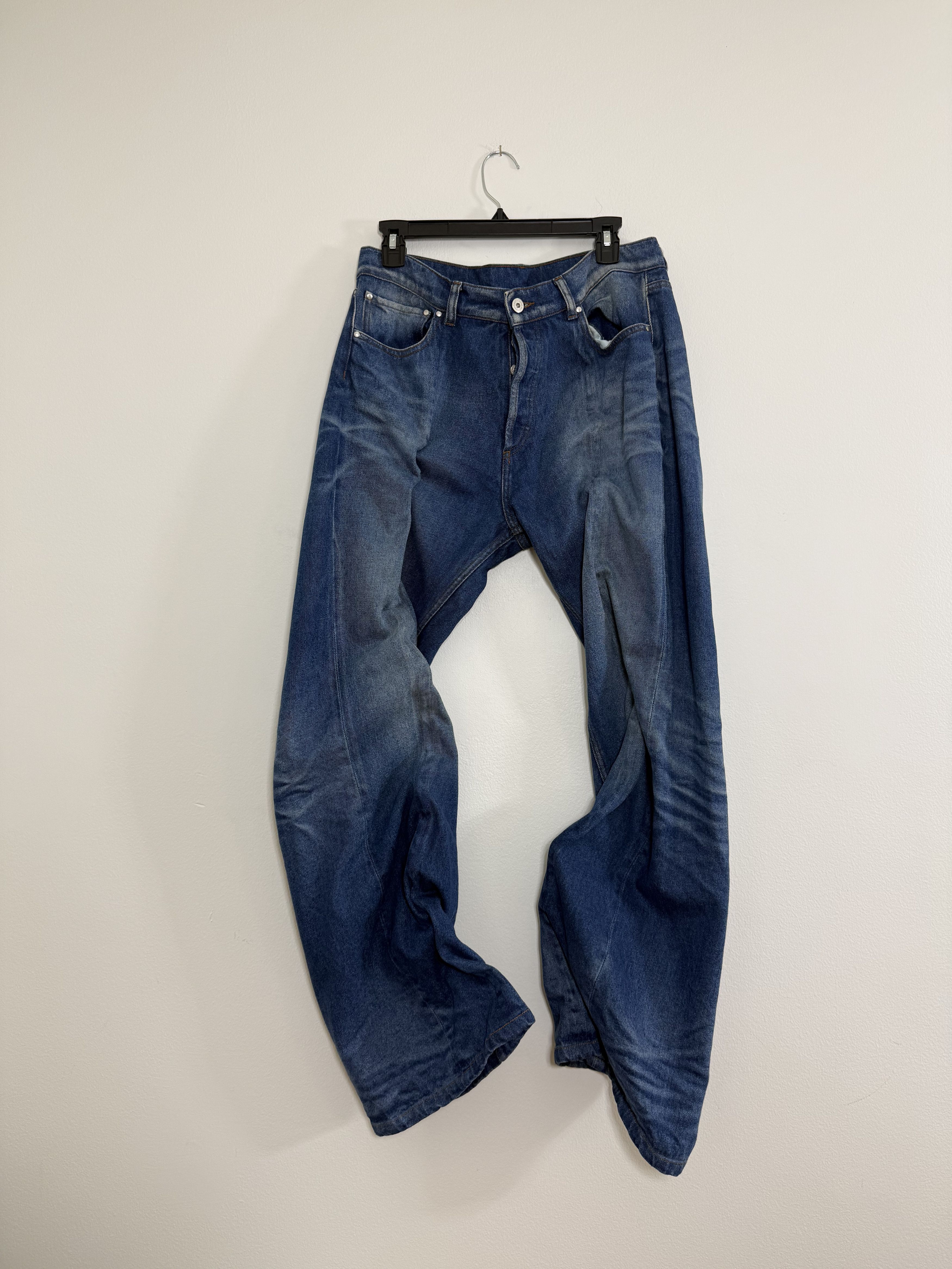 Y/Project Wired Blue Denim Jeans Size US 30 / EU 46 - 1 Thumbnail