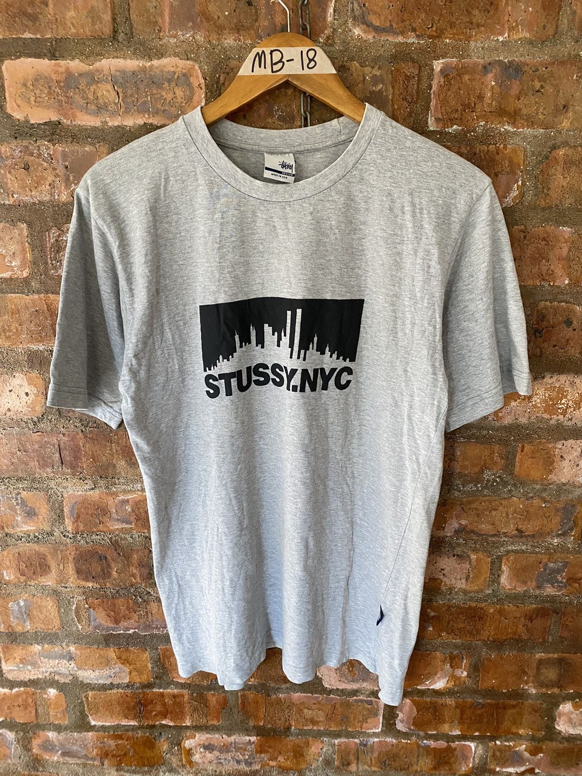 Stussy 1990s Stussy Made USA NY panorama city Size US M / EU 48-50 / 2 - 2 Thumbnail