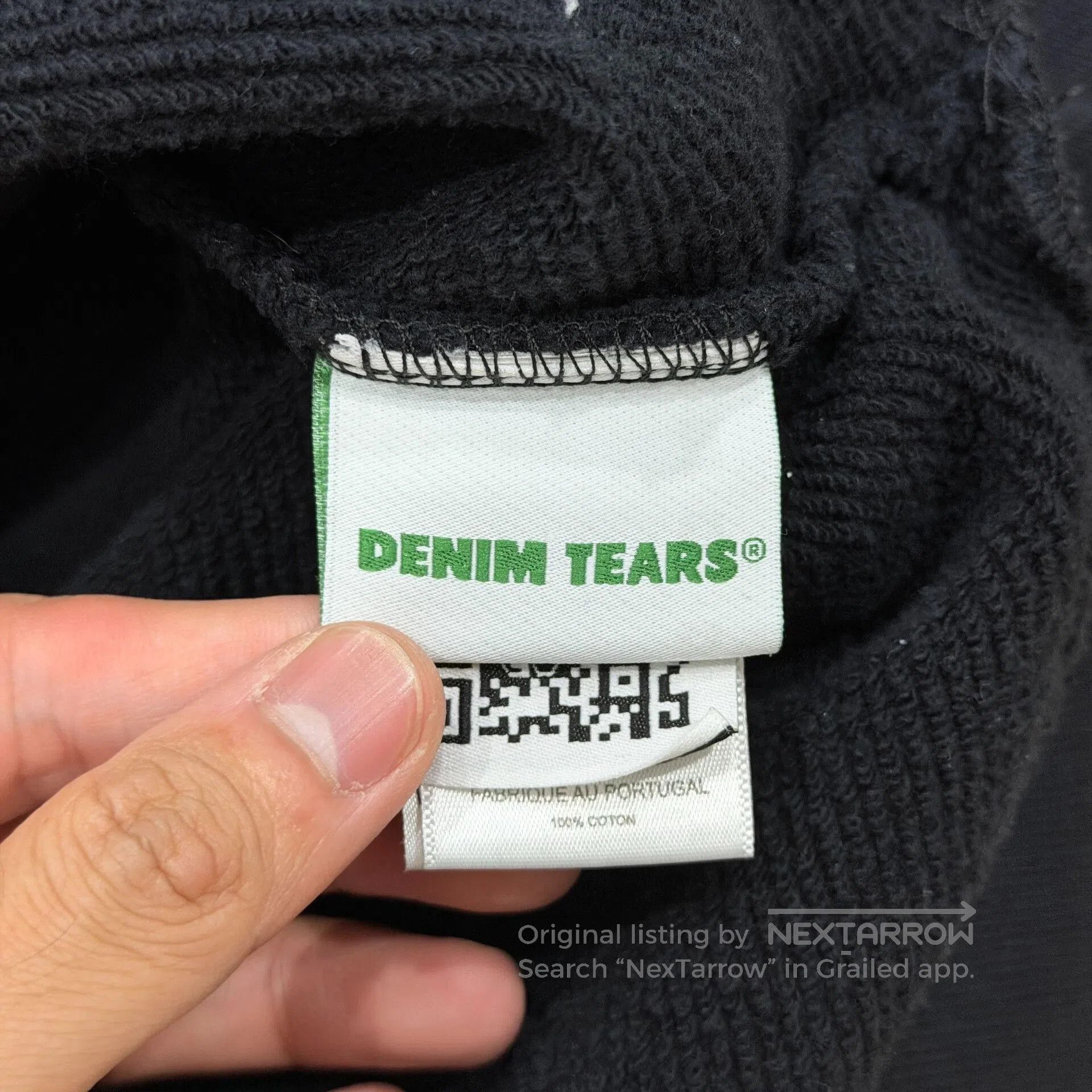 DENIM TEARS Denim Tears Biggie Cotton Fleece Hoodie. Size US XXL / EU 58 / 5 - 4 Thumbnail