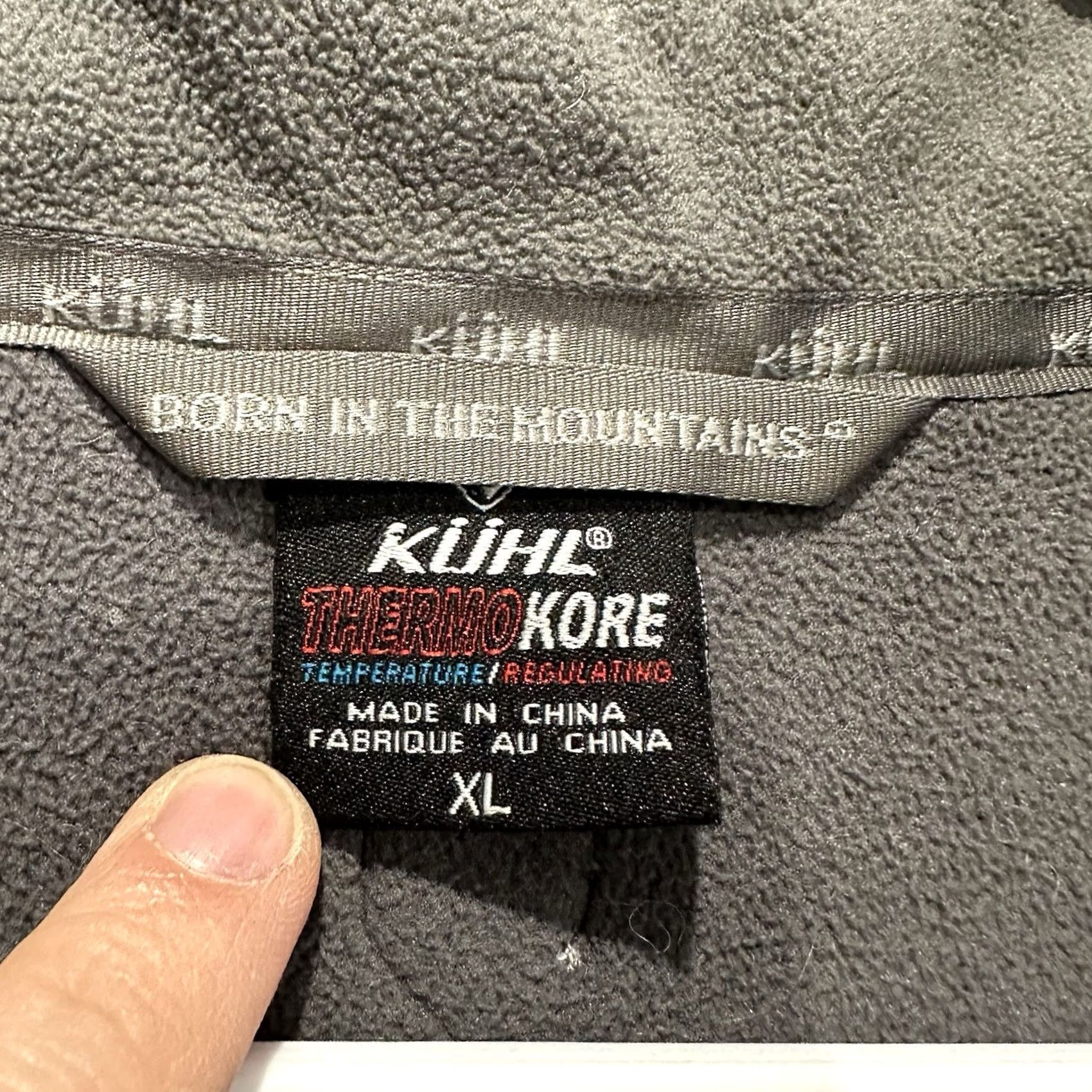 Vintage Kuhl Thermokore Sweater Mens XL Gray Wool Blend 1/4 Zip Pullover Outdoor GUC Size US XL / EU 56 / 4 - 7 Thumbnail