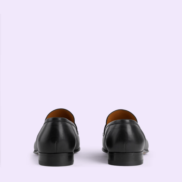 Gucci oc11z1025 Men's Interlocking G Loafers in Black Size US 12 / EU 45 - 5 Thumbnail