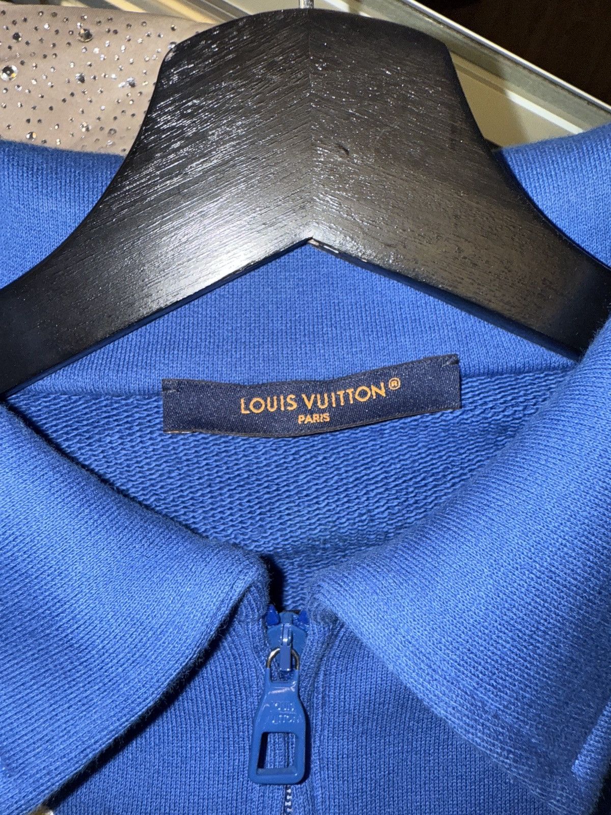 Louis Vuitton Louis Vuitton Printed Half-Zipped Cotton Sweatshirt Size US XL / EU 56 / 4 - 4 Thumbnail