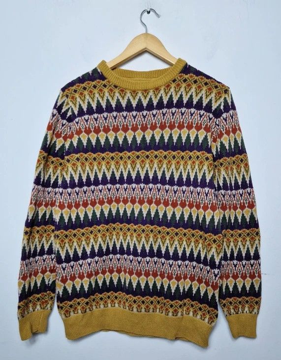 Japanese Brand × Vintage Vintage oversize sweater Size US L / EU 52-54 / 3 - 1 Thumbnail