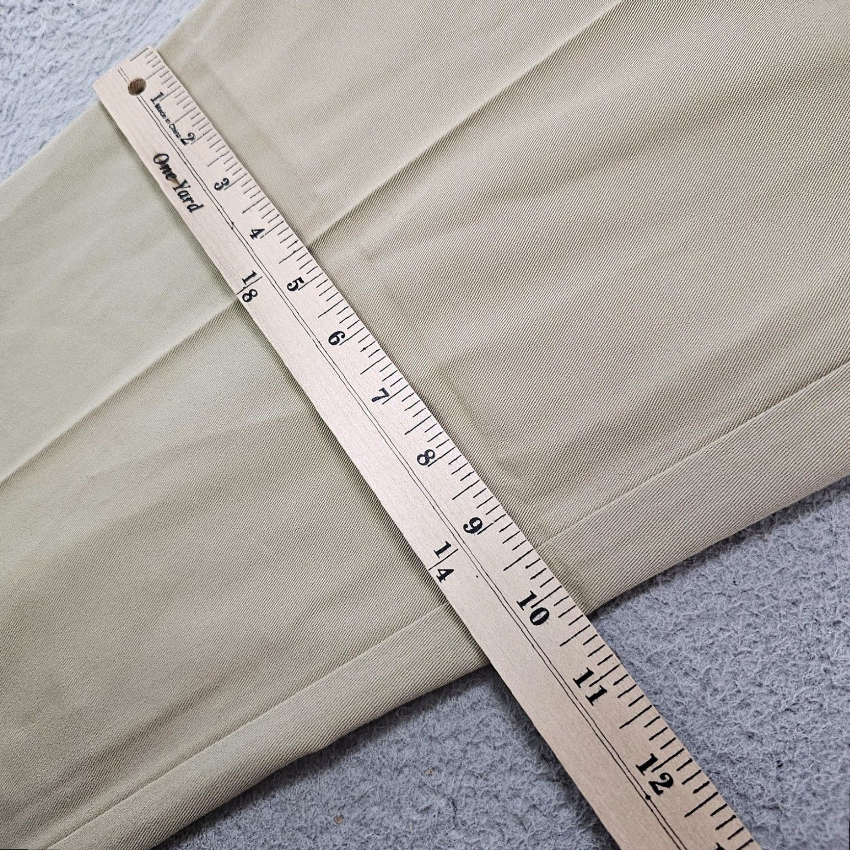 Vintage St. John's Bay Pants Mens 36x30 Khaki Classic Fit Easy Care Flat Front Chino Size US 36 / EU 52 - 6 Thumbnail