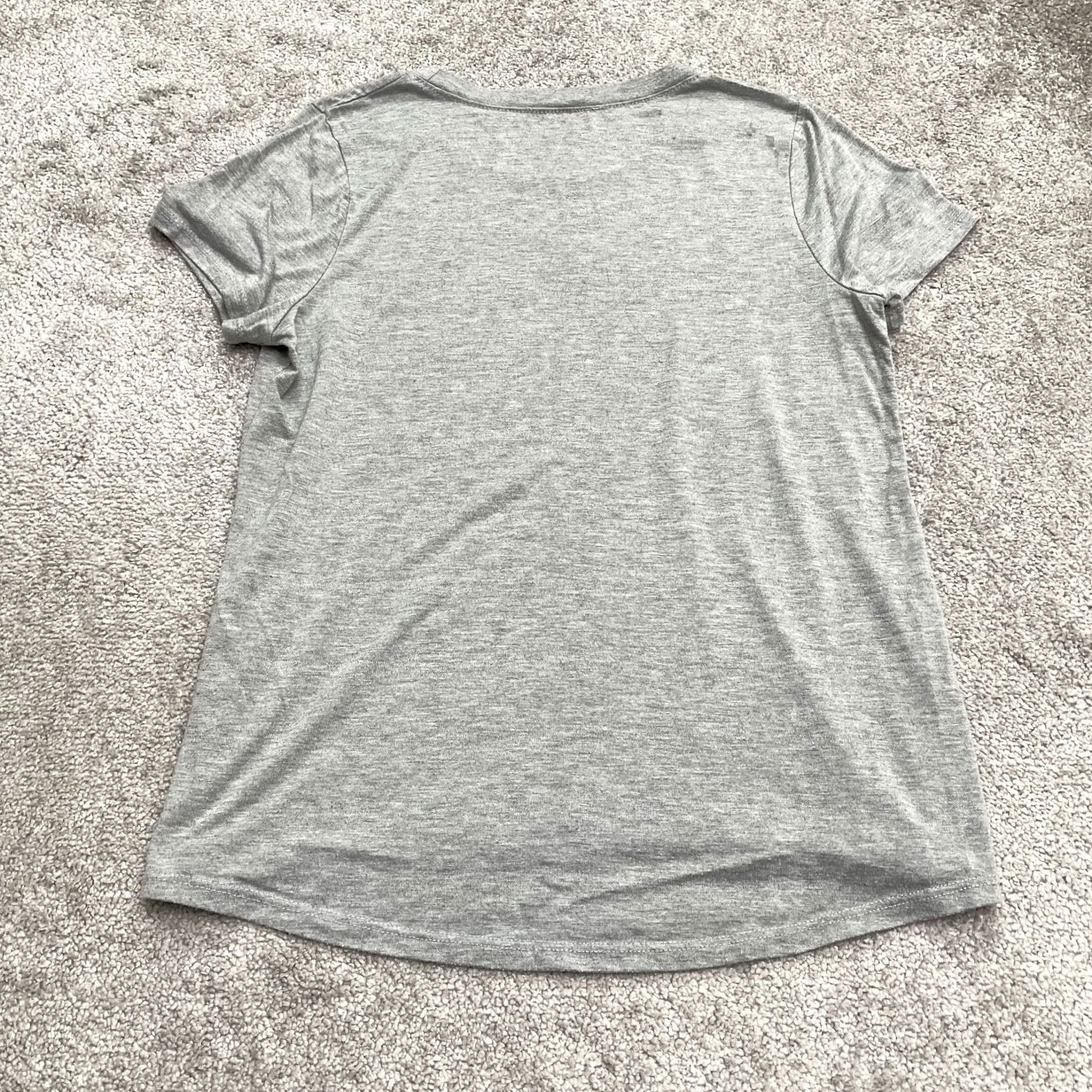 Disney Disney T-Shirt Women Gray Mickey Mouse Graphic 90s Cartoon Short Sleeve Crew Neck Top Large Size Regular Fit Size L / US 10 / IT 46 - 2 Thumbnail