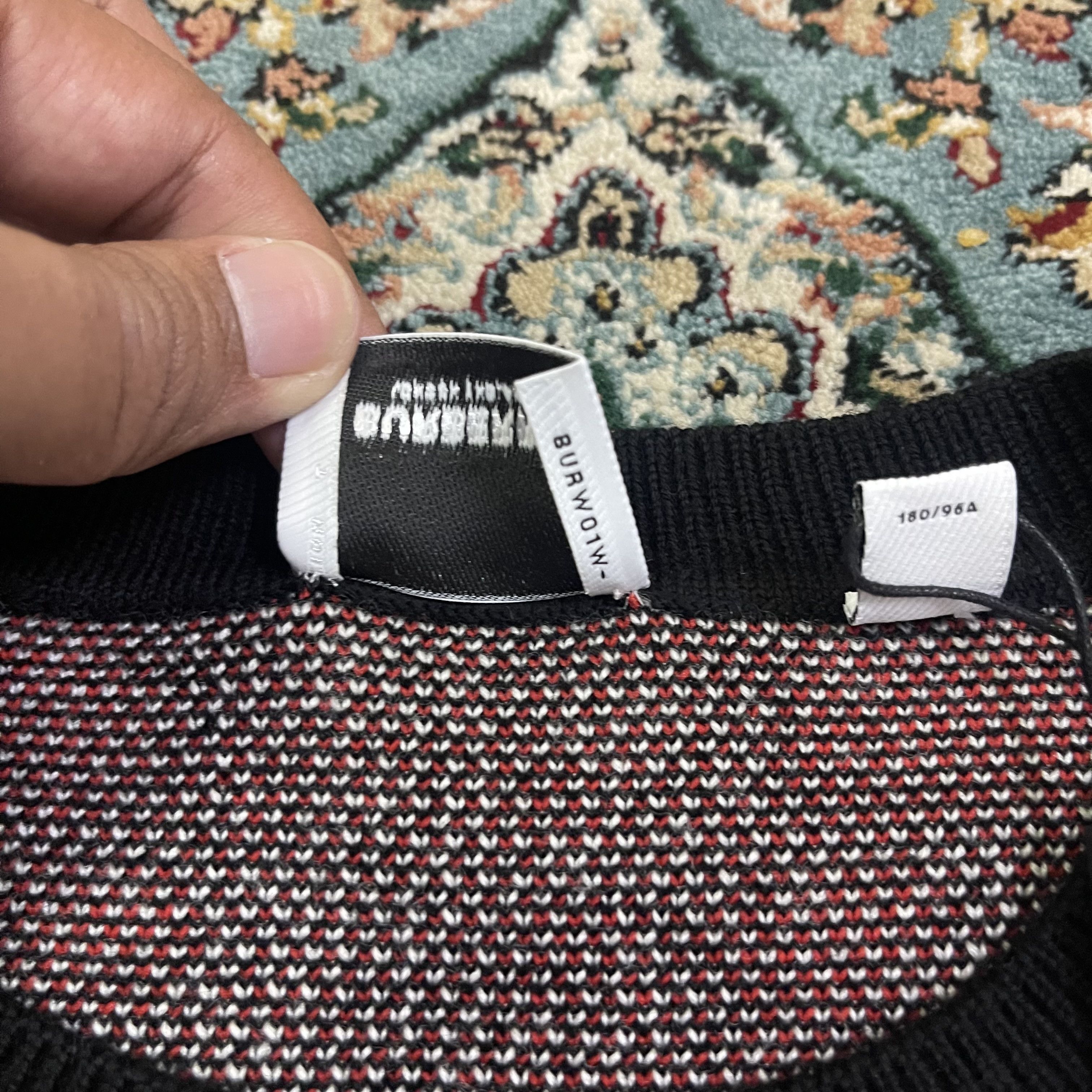 Burberry Burberry Mens Jennings Zebra Logo Jumper Knit Sweater Size US M / EU 48-50 / 2 - 8 Thumbnail