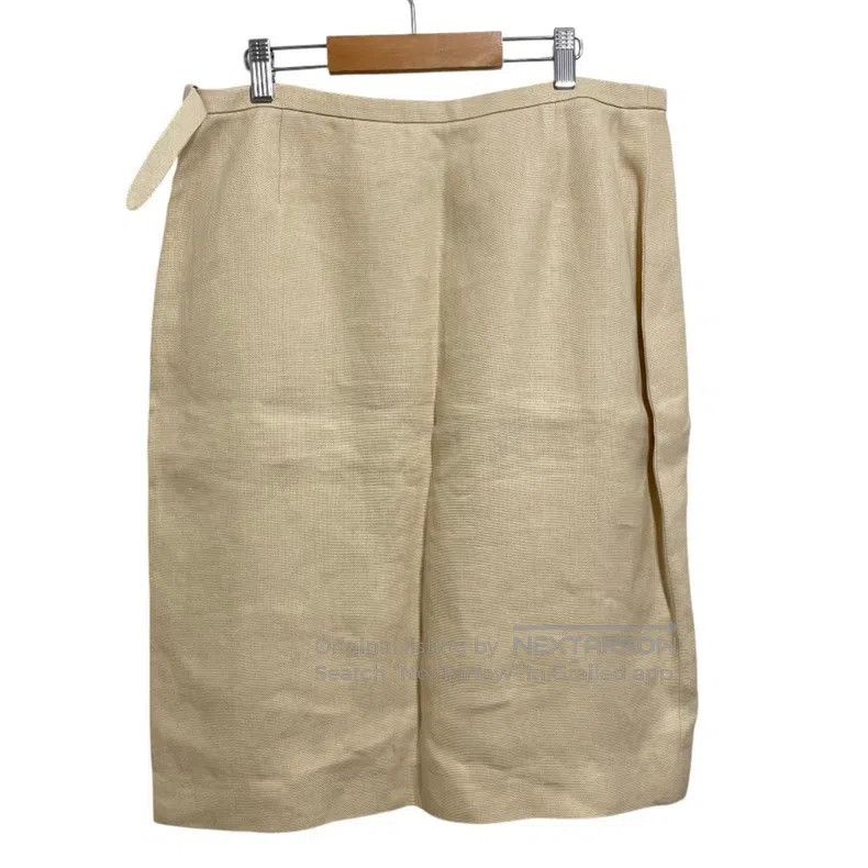 Hermes Hermes Linen Skirt Size 27" / US 4 / IT 40 - 2 Thumbnail