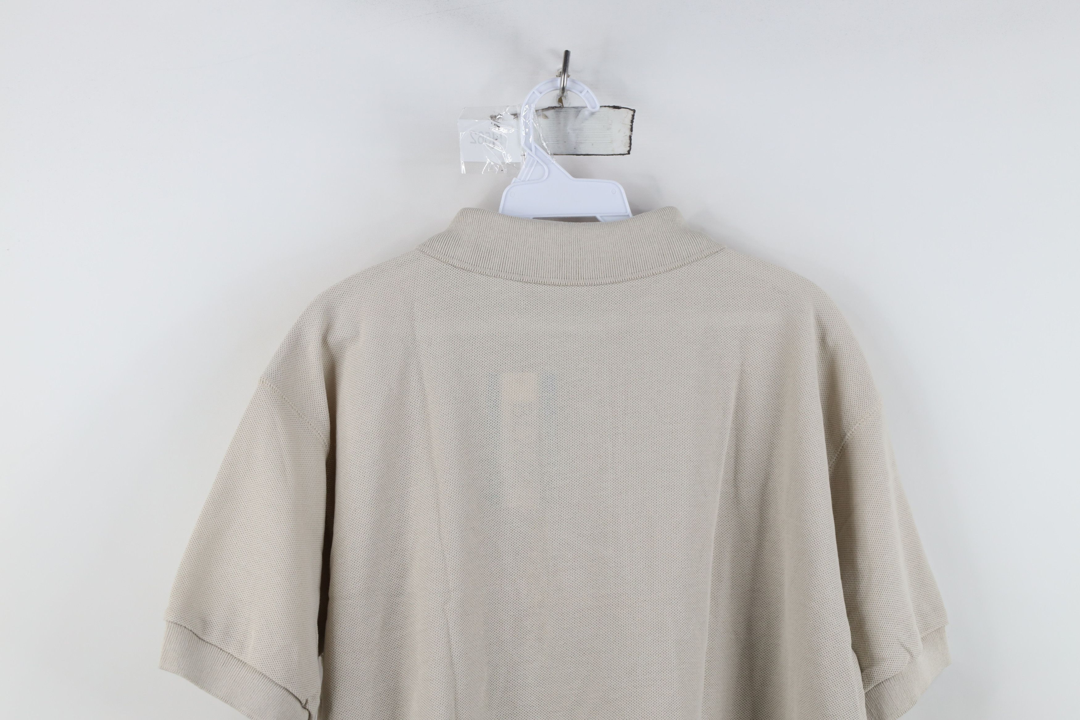 Vintage Deadstock Vintage 90s Streetwear Blank Golf Polo Shirt Beige Size L / US 10 / IT 46 - 10 Thumbnail