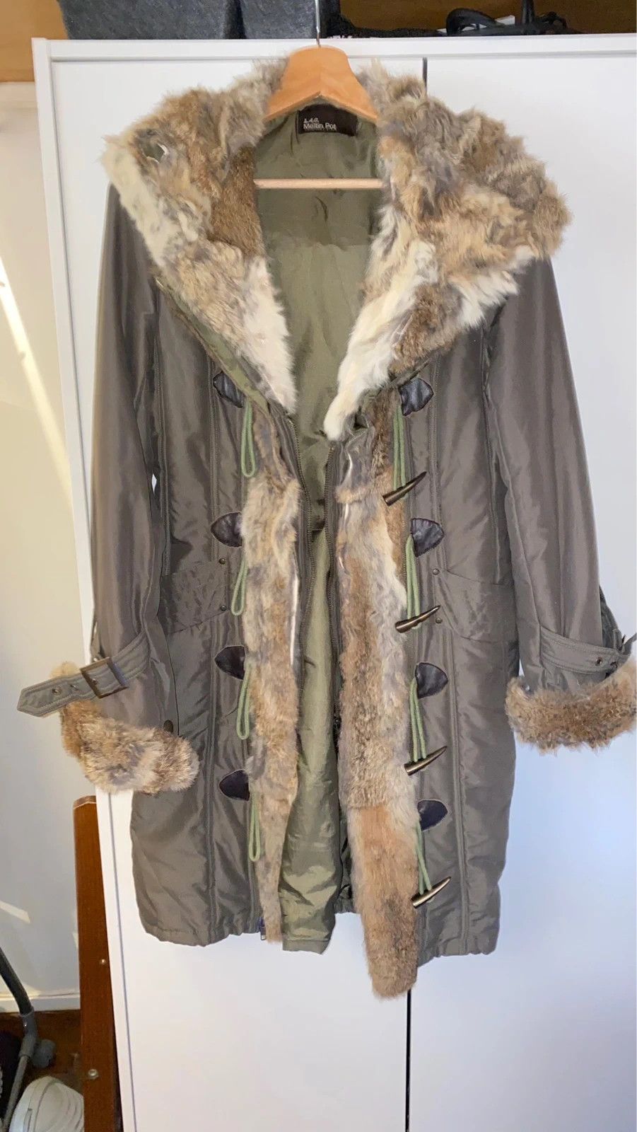 Japanese Brand Japanese Brand Khaki Parka Fur Size US S / EU 44-46 / 1 - 1 Thumbnail