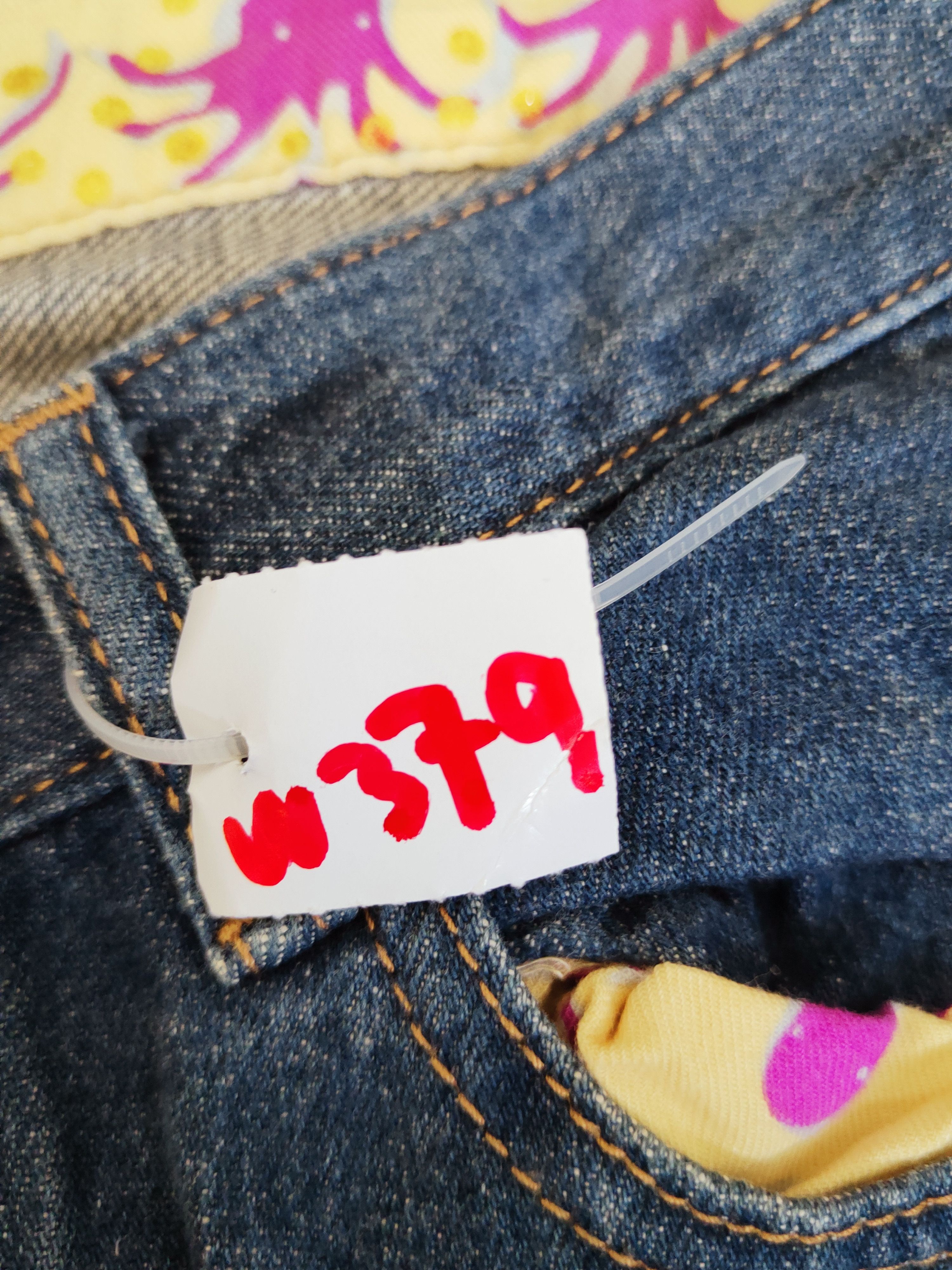 Issey Miyake Tsumori Chisato Blue Distressed Ripped Jeans #W379 Size 30" / US 8 / IT 44 - 17 Thumbnail