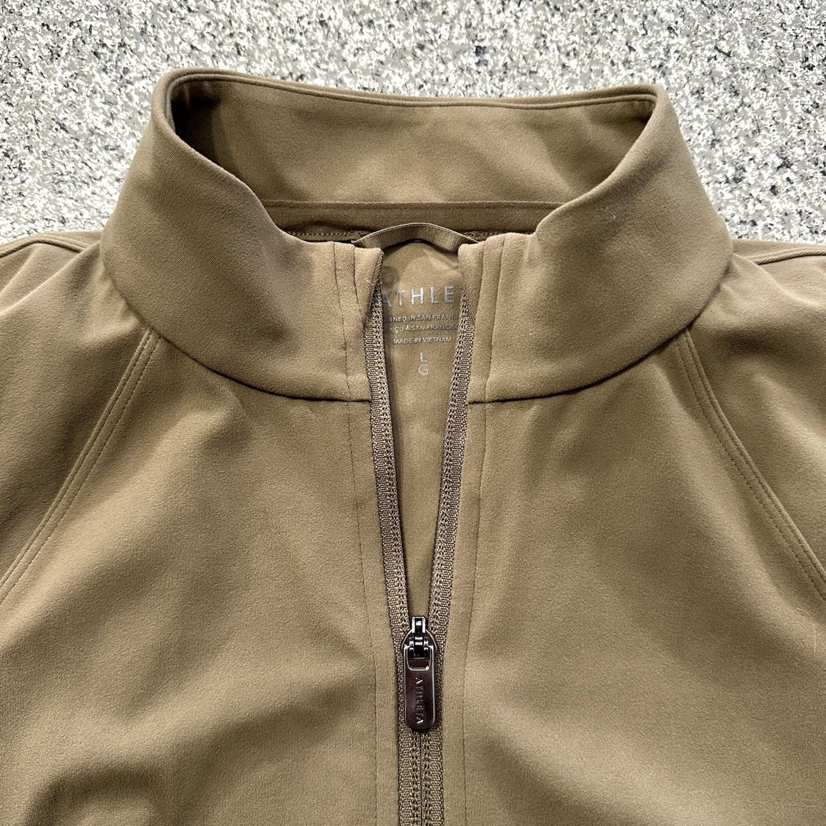 Athleta Athleta Jacket Main Selling Point Womens L Brown Full Zip Hooded Athletic Athleisure 578068 Winter Spring Fall Running & Jogging Womens Size L / US 10 / IT 46 - 3 Thumbnail