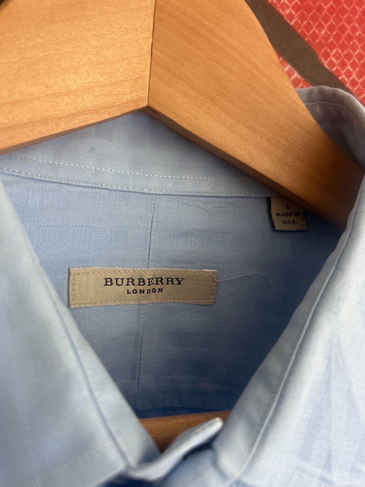 Burberry Burberry Formal Button Up Dress Shirt Size US L / EU 52-54 / 3 - 3 Thumbnail