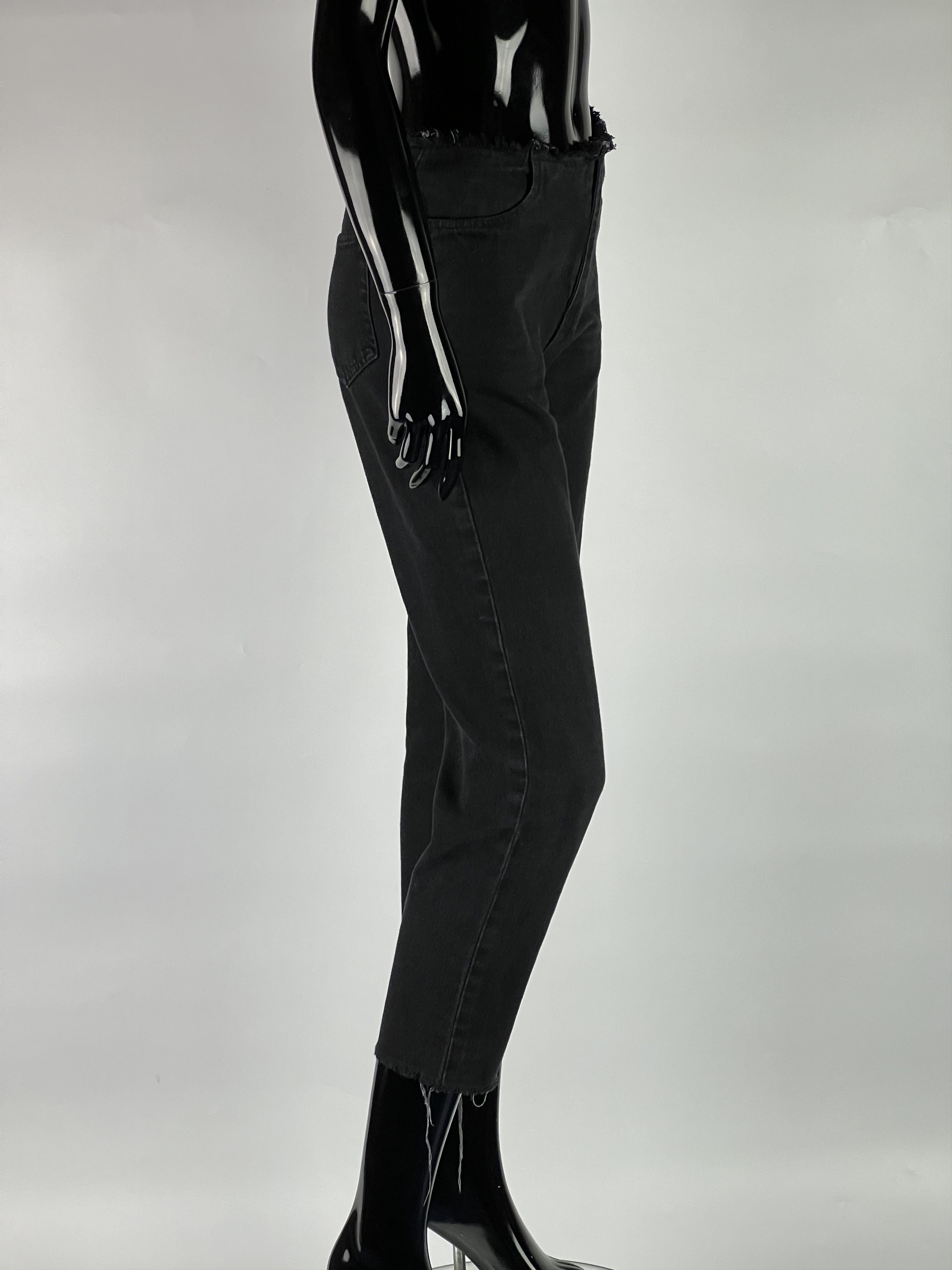 Marques'Almeida Marques Almeida Distressed Cropped Jeans Gray Size 0/XS Size 25" / US 0 / IT 36 - 2 Thumbnail