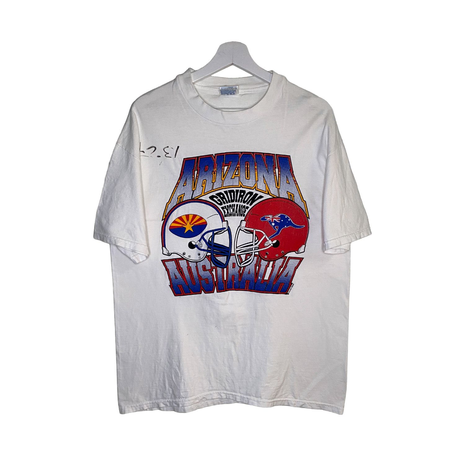 Vintage Vintage 90s Gridiron Exchange Arizona vs Australia Tee Size US L / EU 52-54 / 3 - 1 Thumbnail
