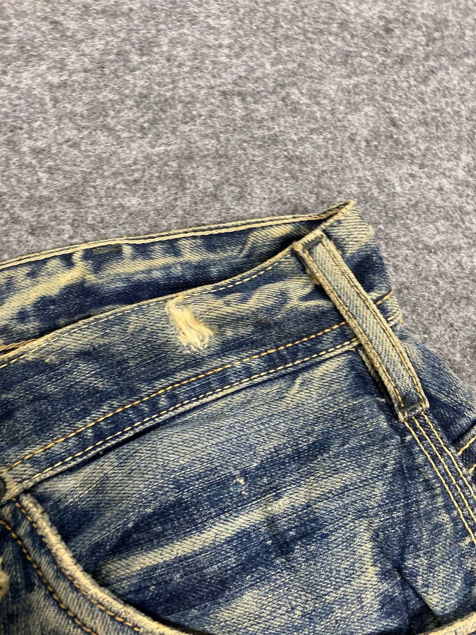 Japanese Brand vintage japanese brands double knee denim Size US 35 - 10 Thumbnail