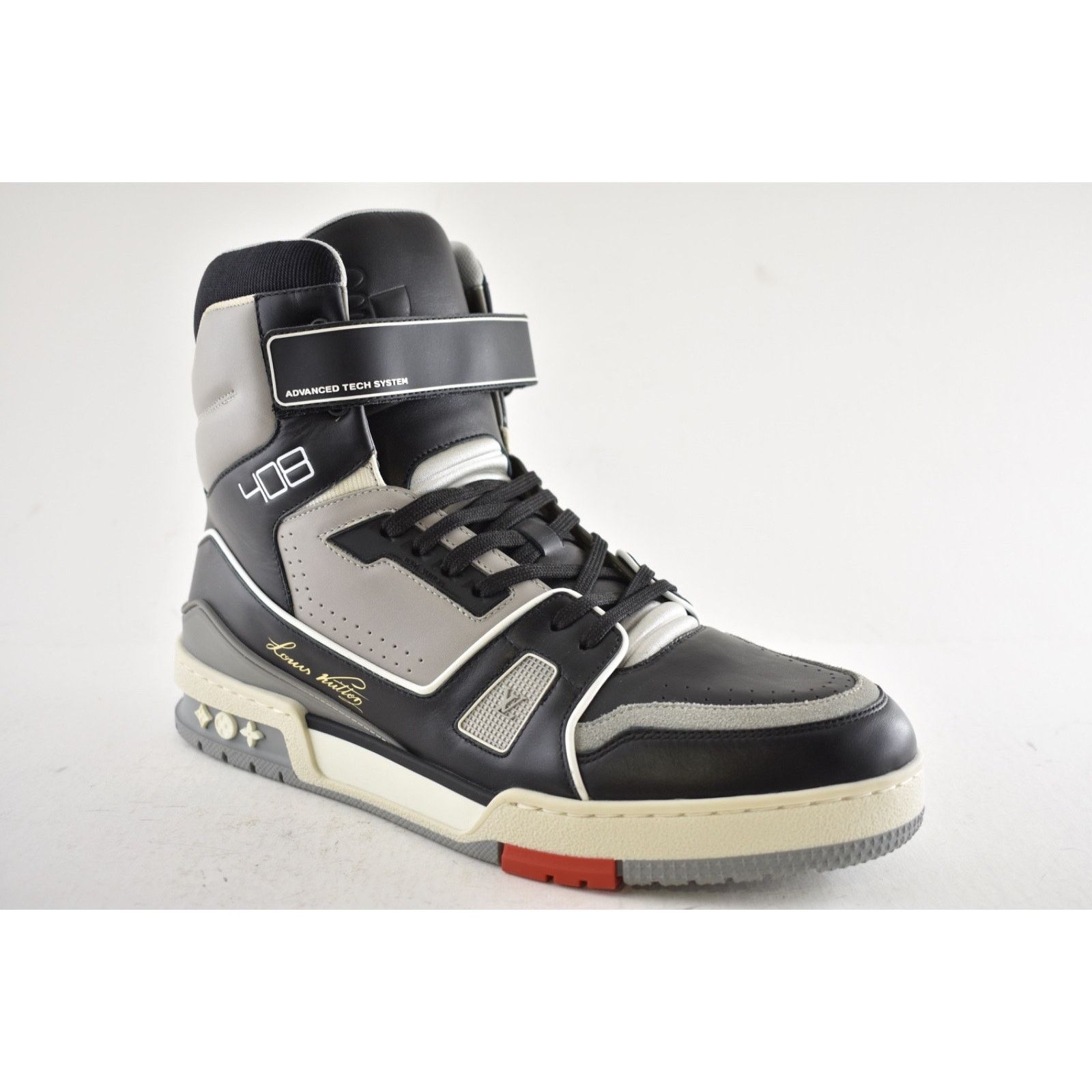 Louis Vuitton Louis Vuitton LV Trainer Sneaker Boot Black High Top Size US 8 / EU 41 - 6 Thumbnail