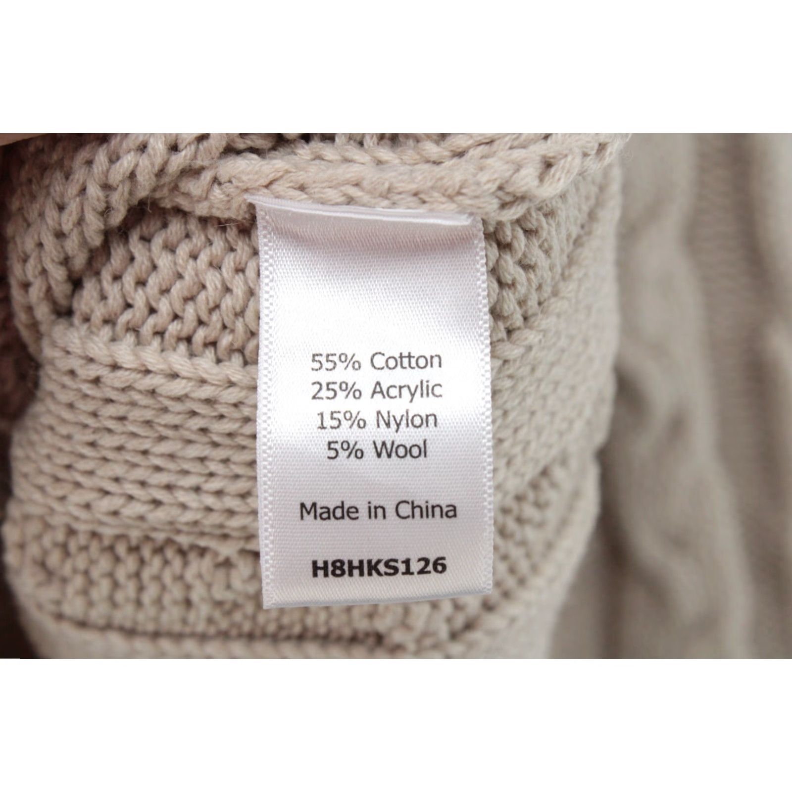 Market Market & Spruce Nordic Sweater Women's Small Beige Chunky Fair Isle Cable Knit Size S / US 4 / IT 40 - 6 Thumbnail