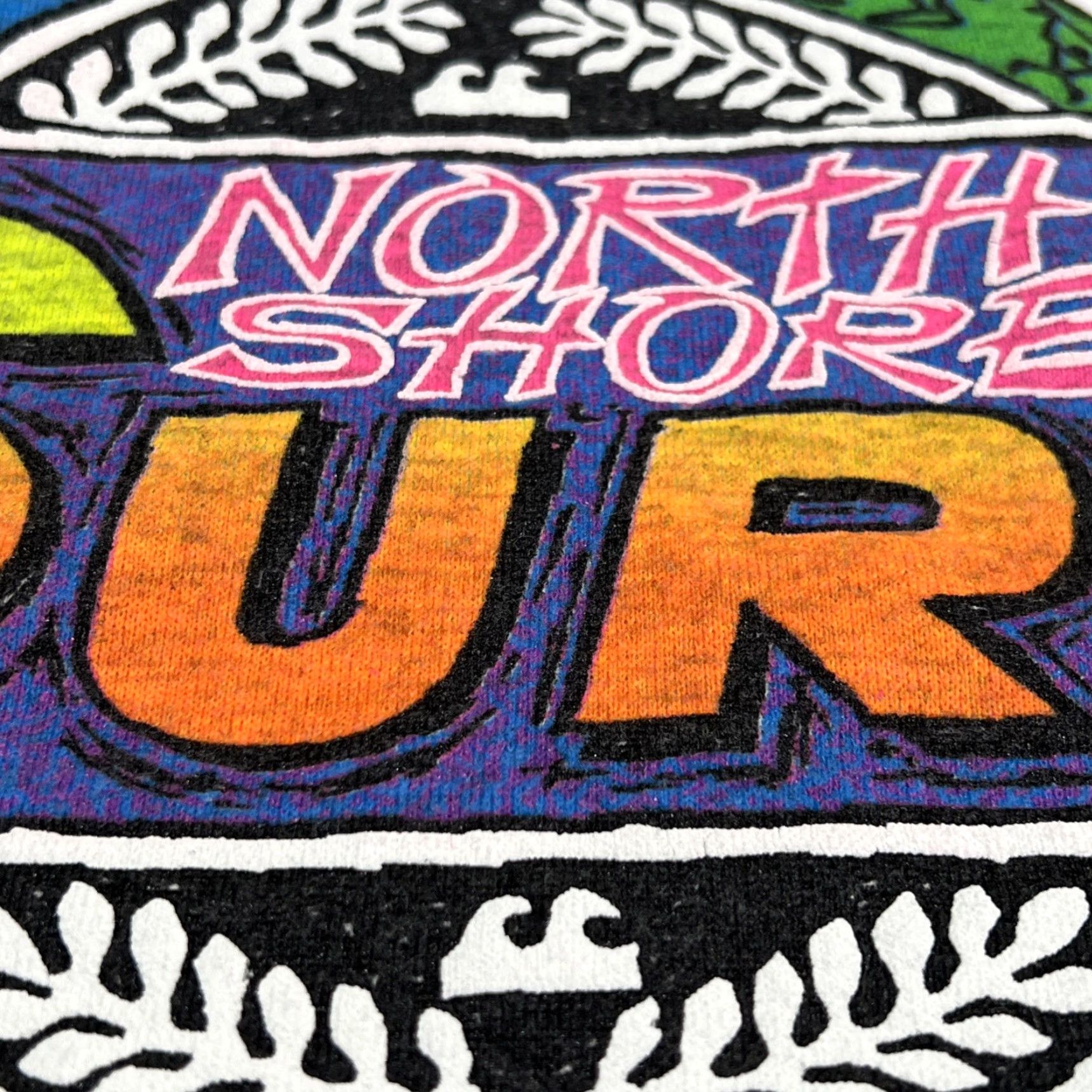 TEE JAYS VINTAGE Tee Jays Sweatshirt Men M Hawaiian North Shore Surf Club Graphic Print Puffy Paint Gray Cotton Blend Crew Neck Pullover Size US M / EU 48-50 / 2 - 4 Thumbnail