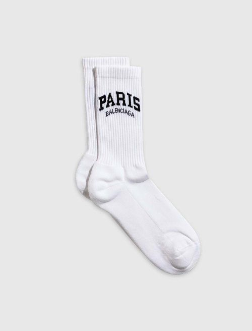 Balenciaga o1mt1gz0824 Size: L / Cities Paris Tennis Socks White Size ONE SIZE - 1 Preview