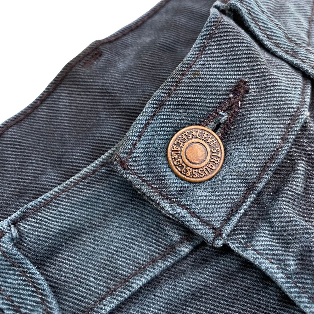 Levi's × Vintage Vintage 90s Levis 517 Flared Jeans Original Colour Denim Size US 34 / EU 50 - 15 Thumbnail