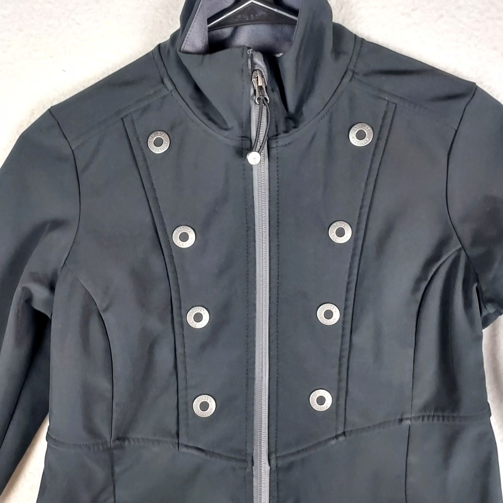 Athleta VINTAGE? No. Athleta Jacket Women XS Black Softshell Full Zip Lined Fleece Athleisure 2XS Size XXS / US 00 / IT 34 - 4 Thumbnail