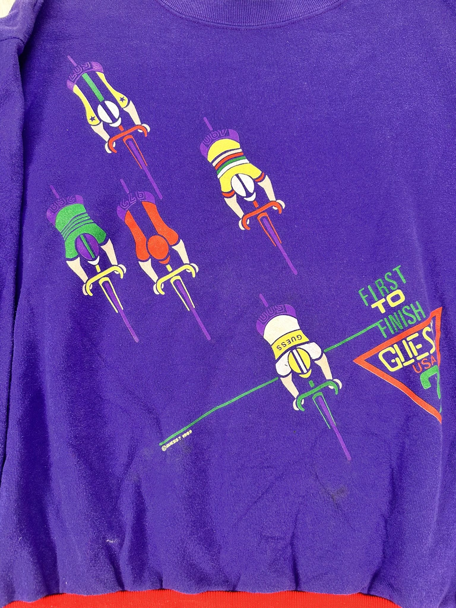 Guess 80s Guess Spell Out Retro Crewneck Sweatshirt Size US M / EU 48-50 / 2 - 3 Thumbnail