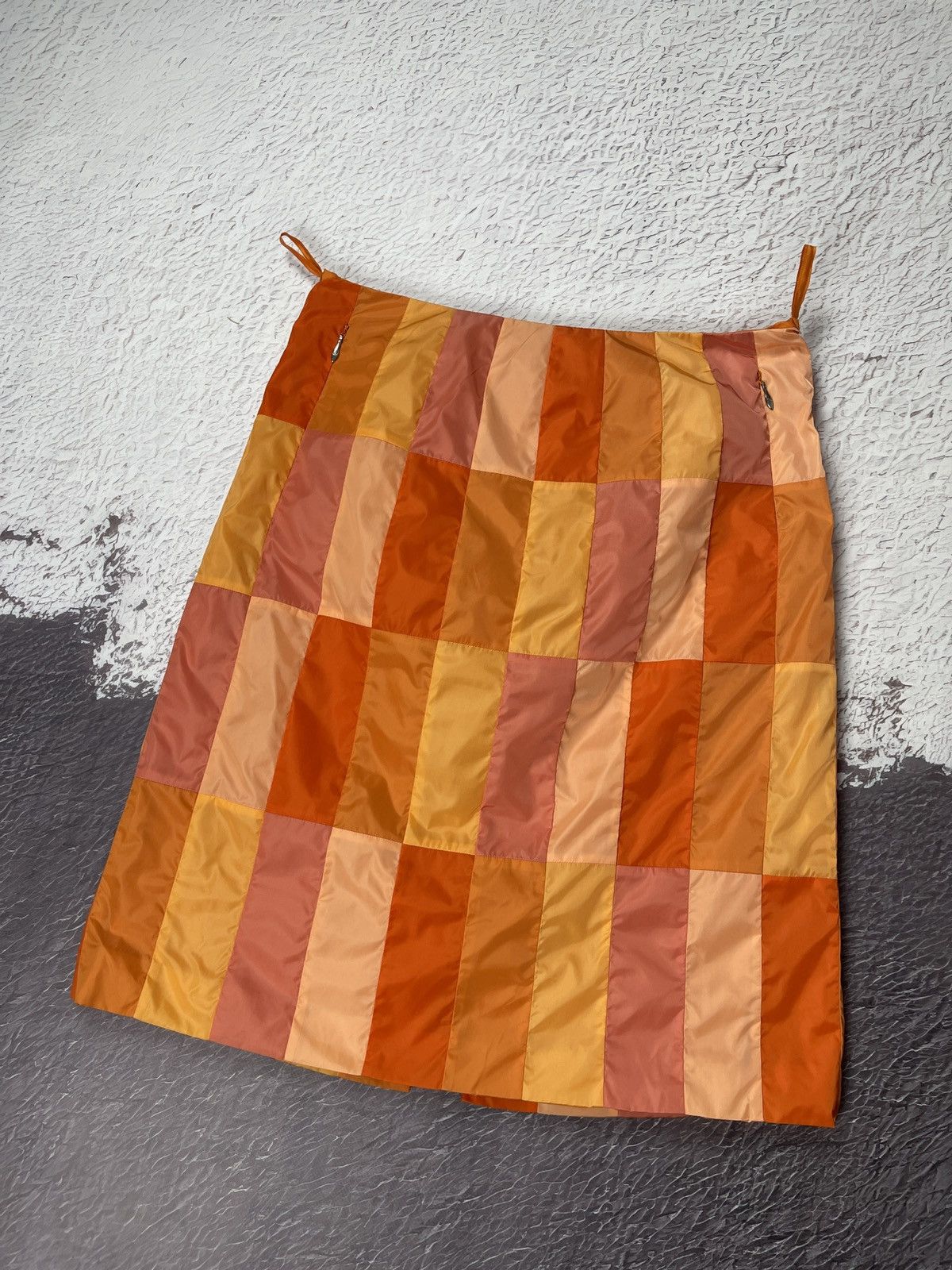 Bogner Bogner nylon patchwork knee skirt 2 pockets zipper Size 34" / US 12 / IT 48 - 2 Thumbnail
