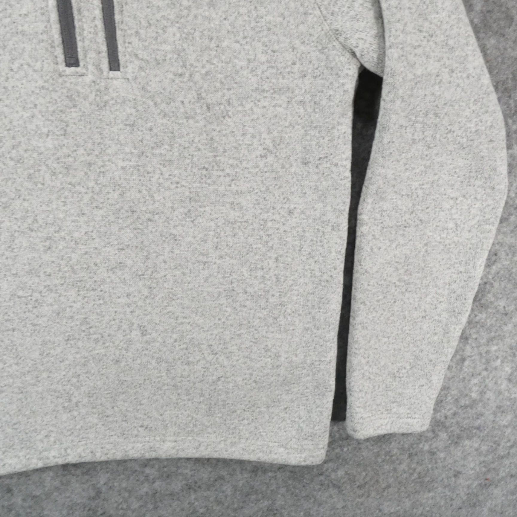 Eddie Bauer Eddie Bauer Sweater Mens Large Long Sleeve Fleece Pullover 1/4 Zip Light Gray Size US L / EU 52-54 / 3 - 5 Thumbnail