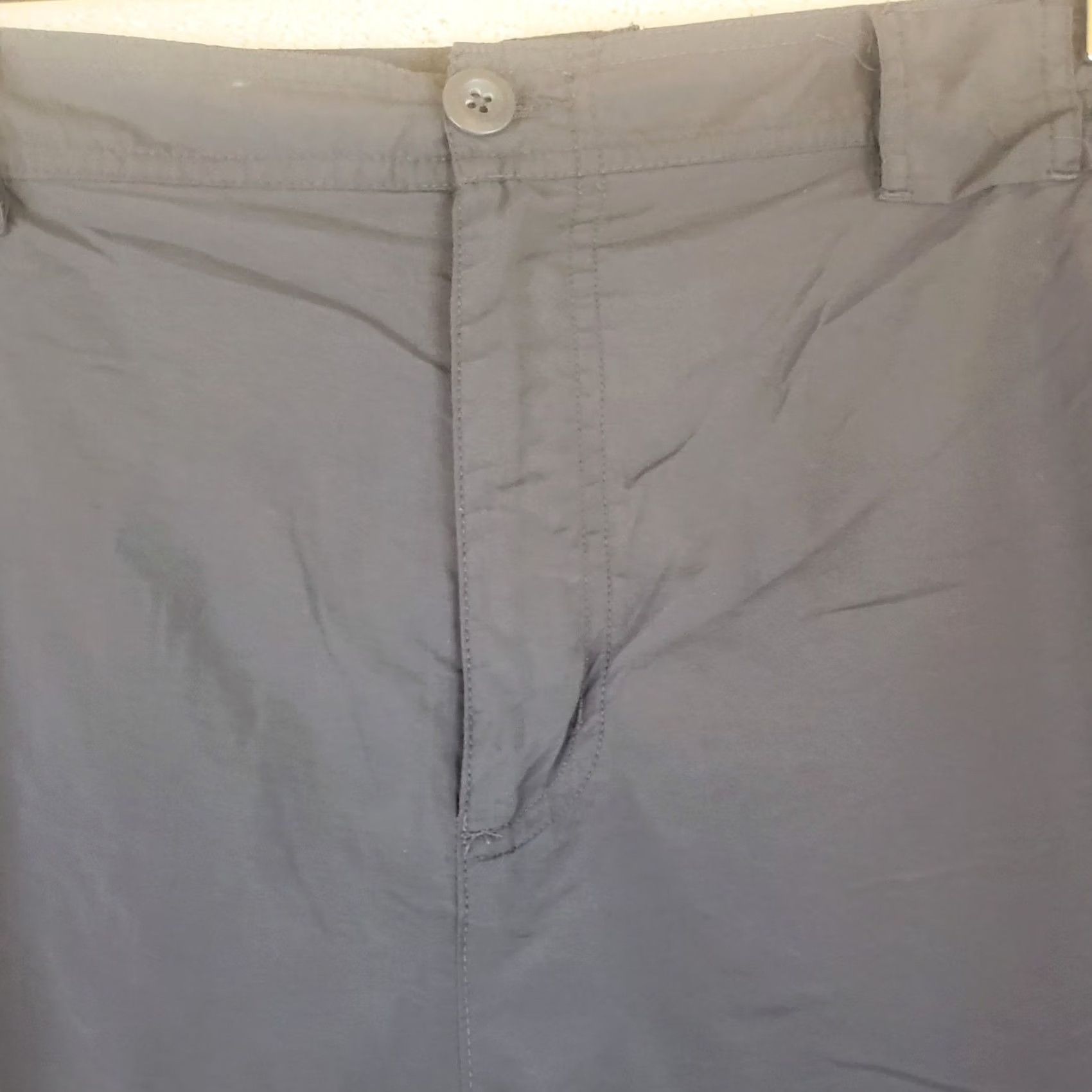 Vintage Columbia Pants Mens 2XLx32 Gray Silver Ridge Utility Convertible Omni Wick 40-42 Size US 39 - 5 Thumbnail