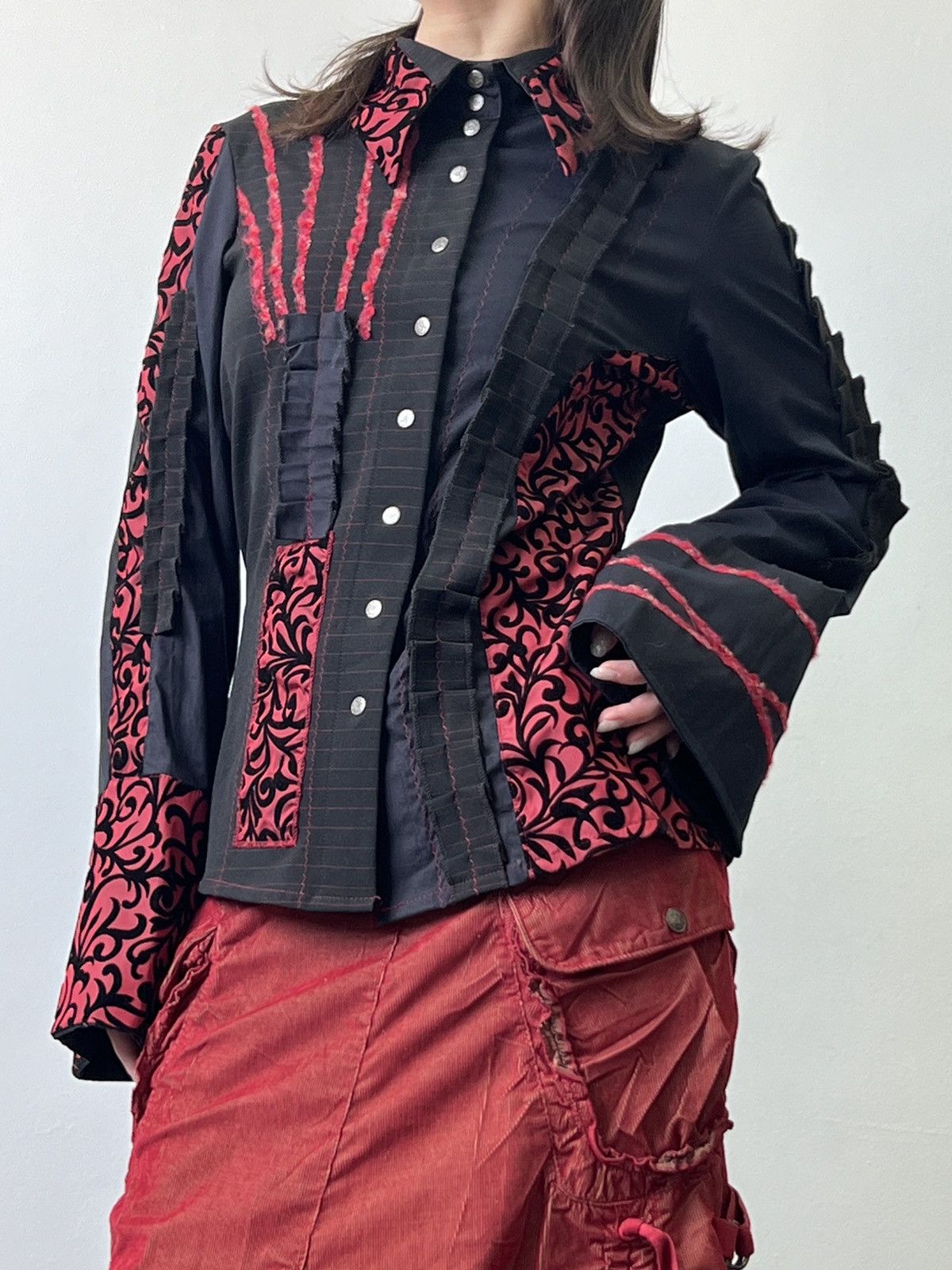 Jean Paul Gaultier Vintage Jean Paul Gaultier Save The Queen blazer Size L / US 10 / IT 46 - 3 Thumbnail