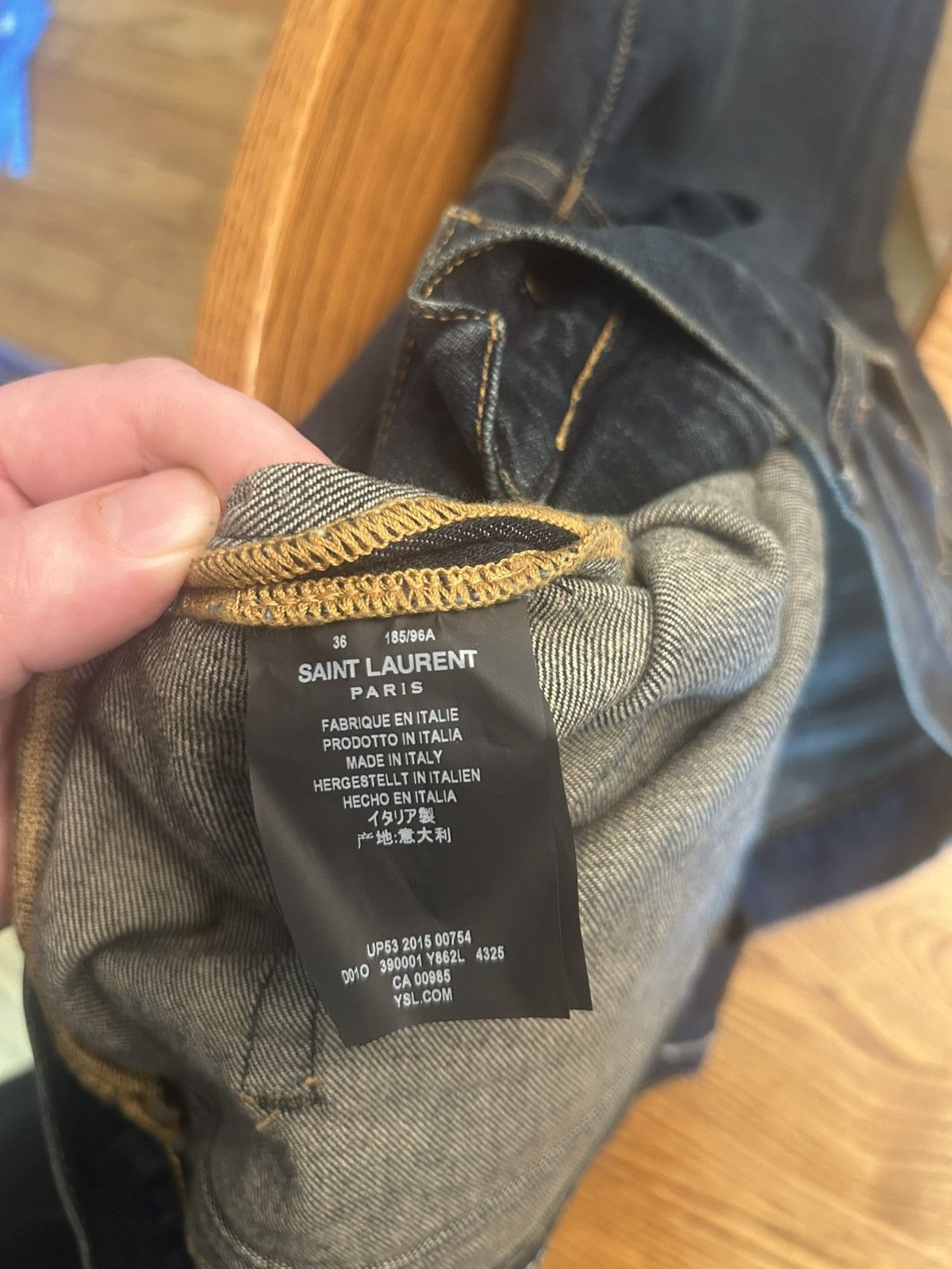 Saint Laurent Paris Saint Laurent Paris jeans Size US 36 / EU 52 - 5 Thumbnail