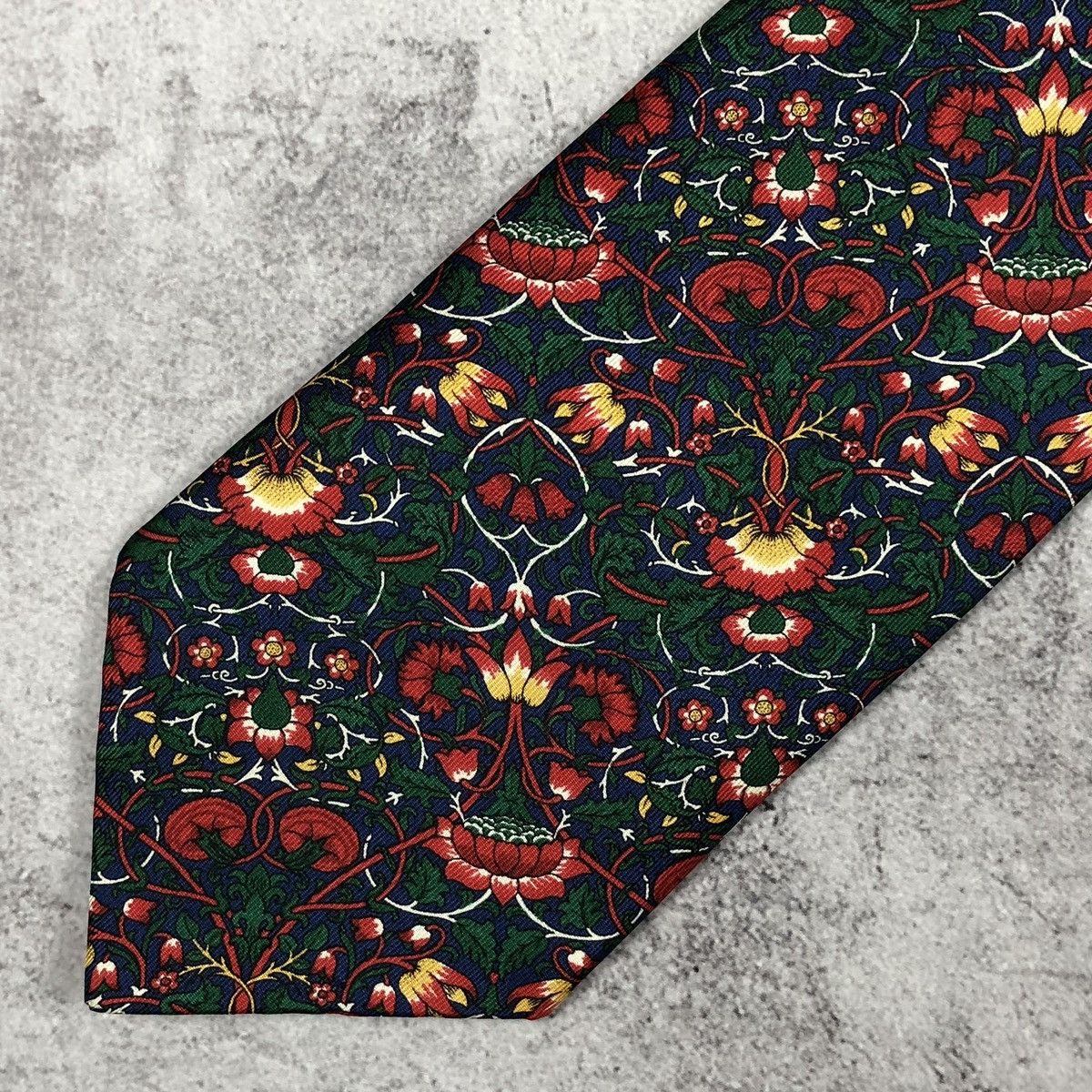 Liberty Liberty Floral Pattern Silk Tie Size ONE SIZE - 3 Thumbnail