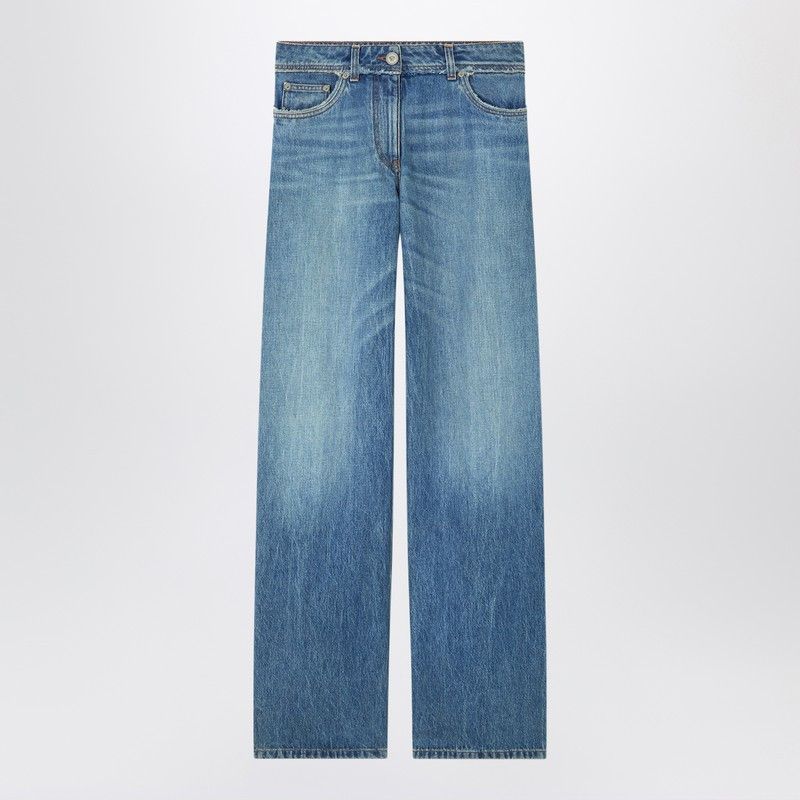 Versace Versace Medium Blue Boyfriend Jeans Size 26" / US 2 / IT 38 - 1 Thumbnail