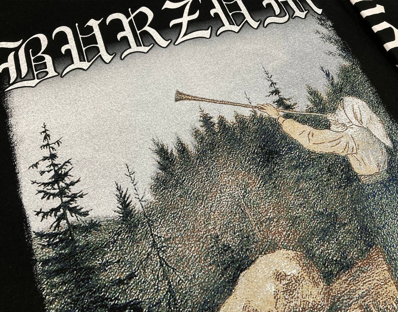 Band Tees Longsleeve Burzum - Filosofem Black metal Mayhem Bathory Size US L / EU 52-54 / 3 - 4 Thumbnail