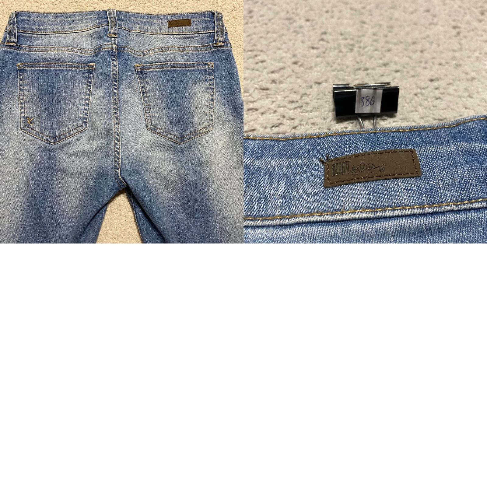 Vintage Kut From The Kloth Jeans Womens Blue Denim Medium Wash Mia Toothpick Skinny 4P Size 27" / US 4 / IT 40 - 9 Thumbnail