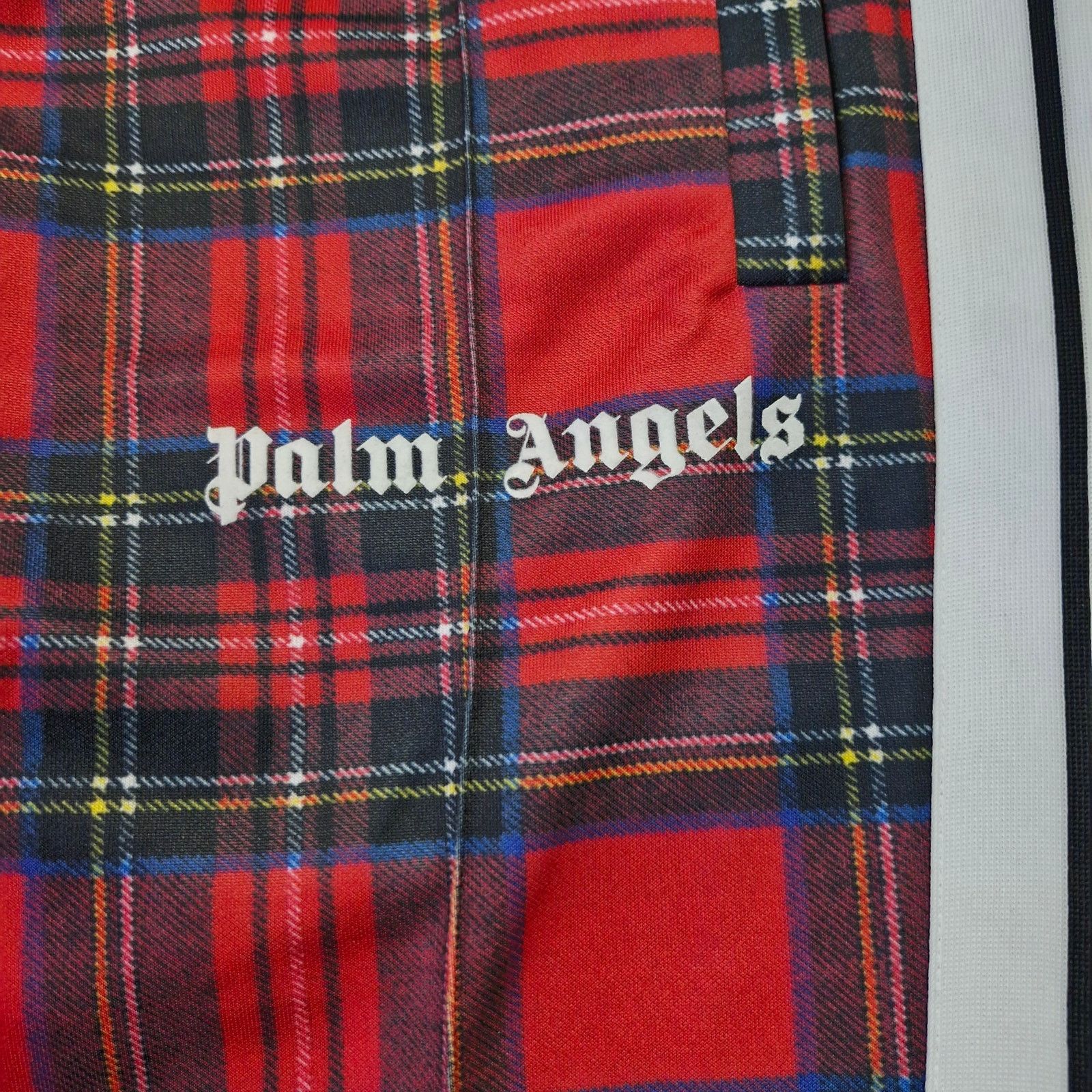 Palm Angels Palm Angels Red Plaid Track Pants Size M Size US 32 / EU 48 - 2 Thumbnail