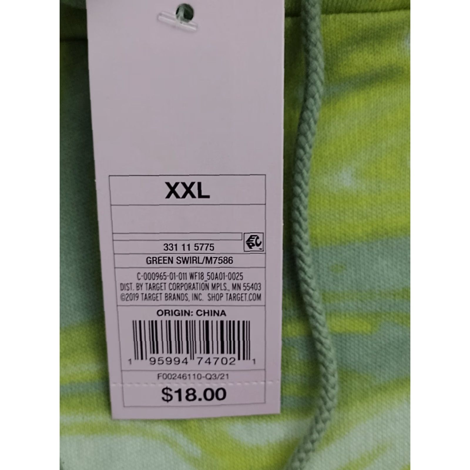 Vintage Wild Fable Hoodie Womens Crop Sweatshirt Green 2XL XS? Size XXL / US 16-18 / IT 52-54 - 6 Thumbnail